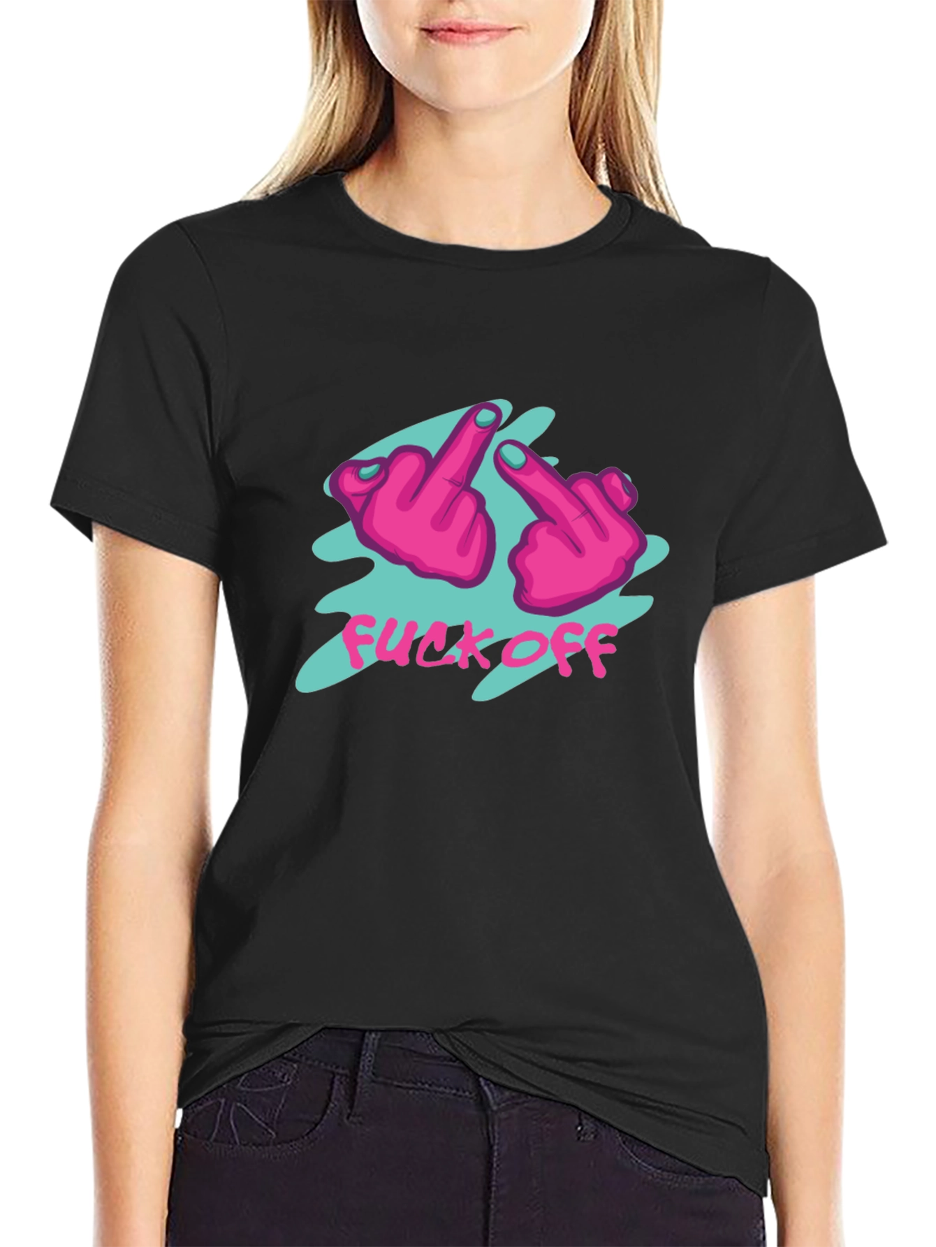 Middle Finger Graphic Tee