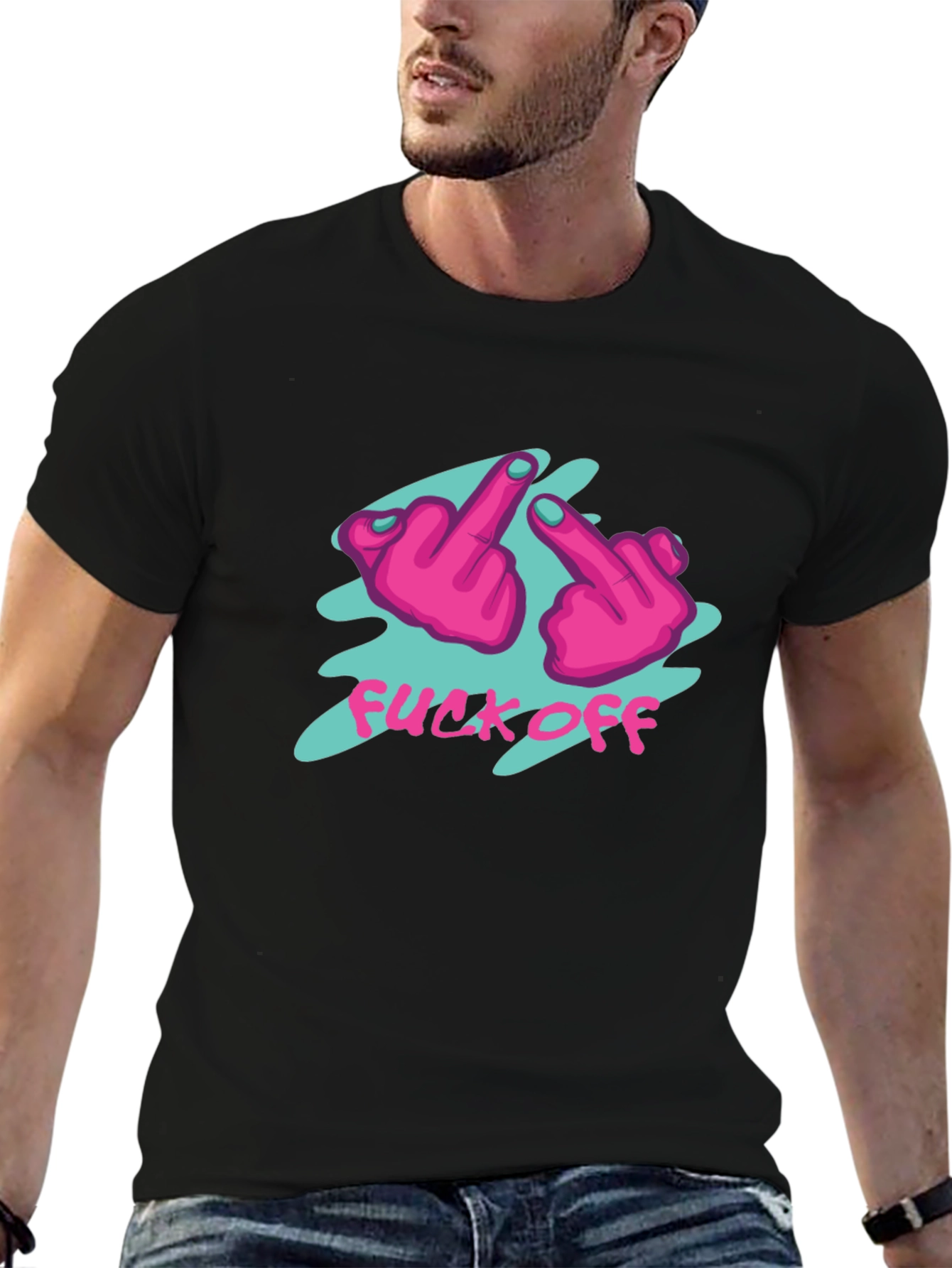 Middle Finger Graphic Tee