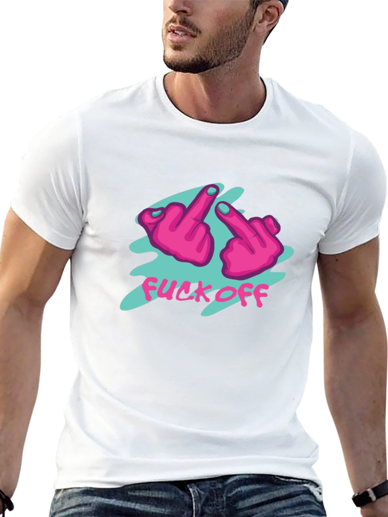 Middle Finger Graphic Tee