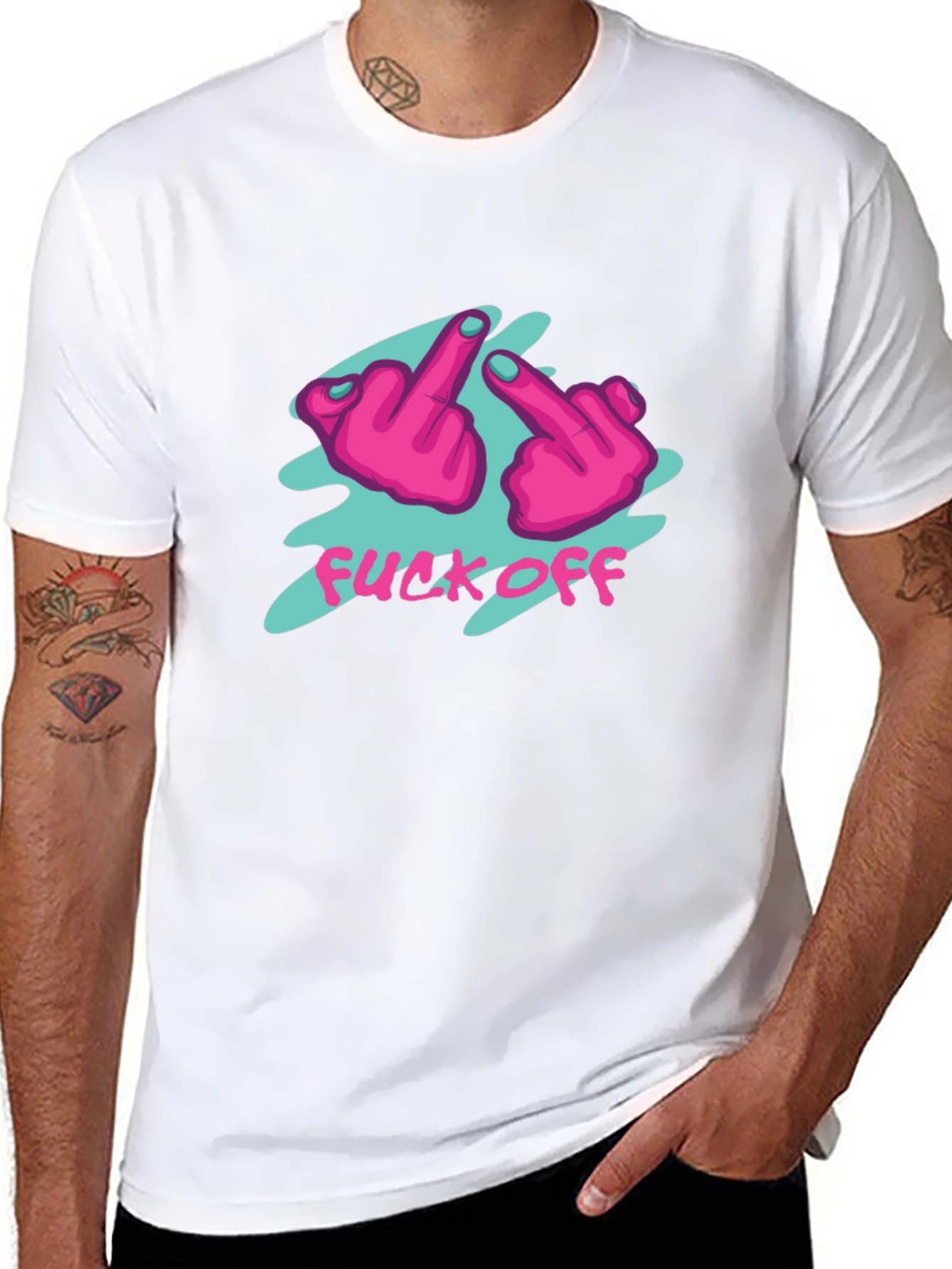 Middle Finger Graphic Tee