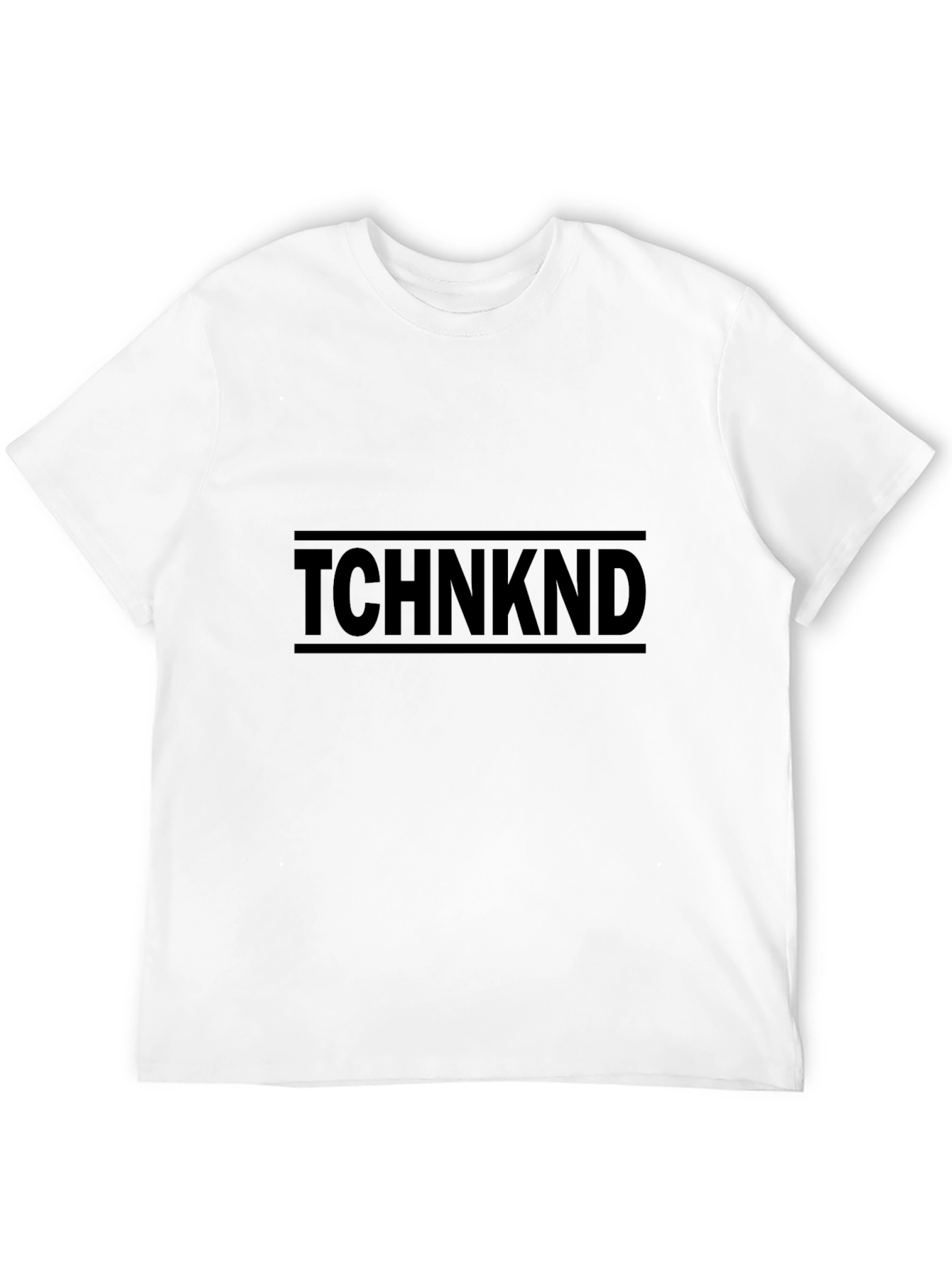 TCHNKND Graphic Tee - Black Cotton T-Shirt