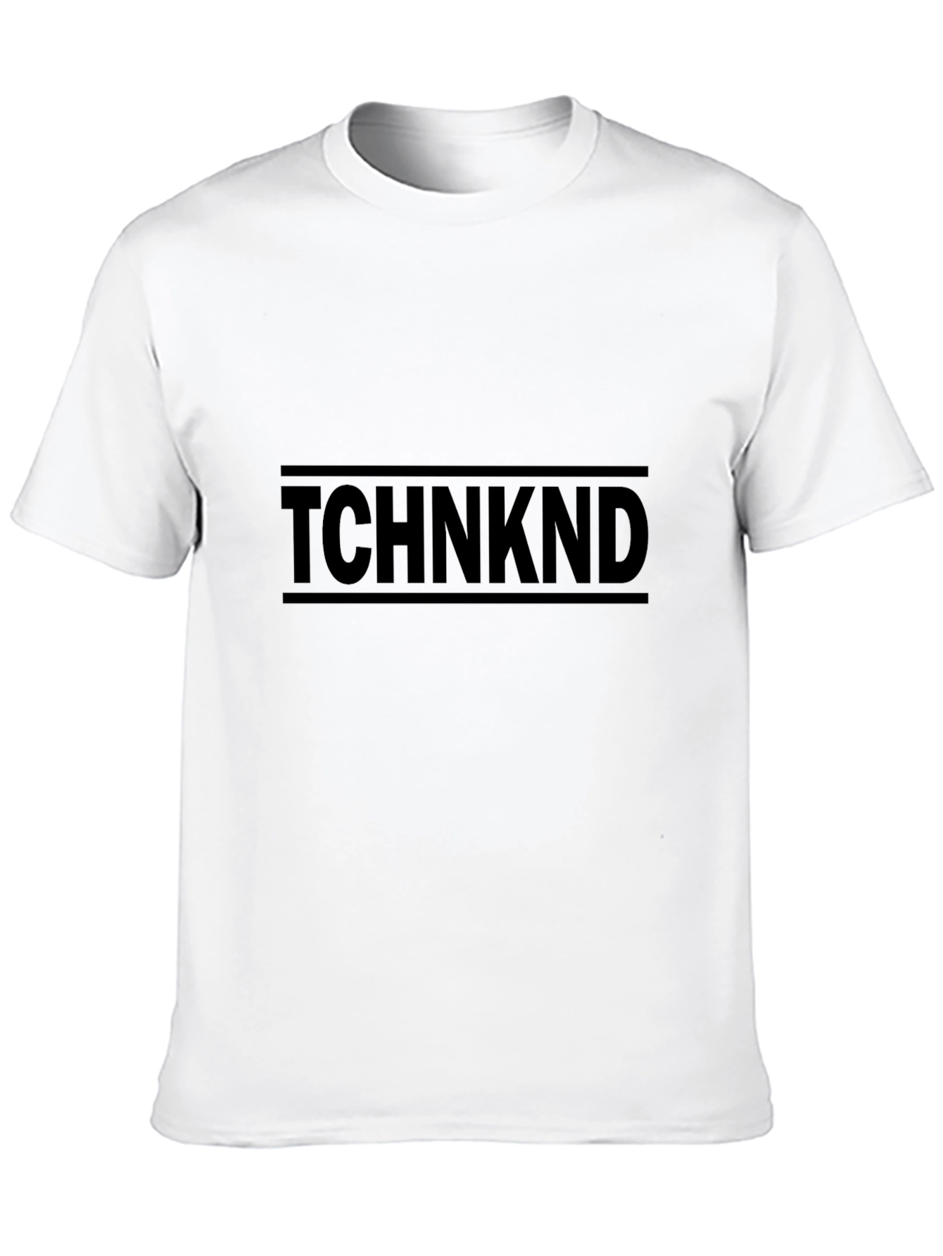 TCHNKND Graphic Tee - Black Cotton T-Shirt