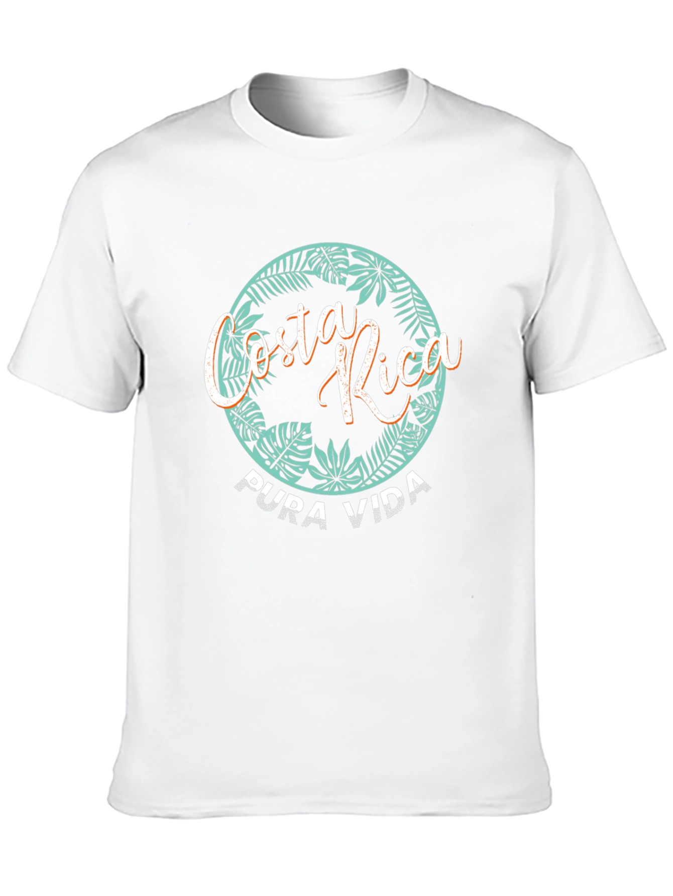 Costa Rica Pura Vida T-Shirt Tropical Graphic Tee