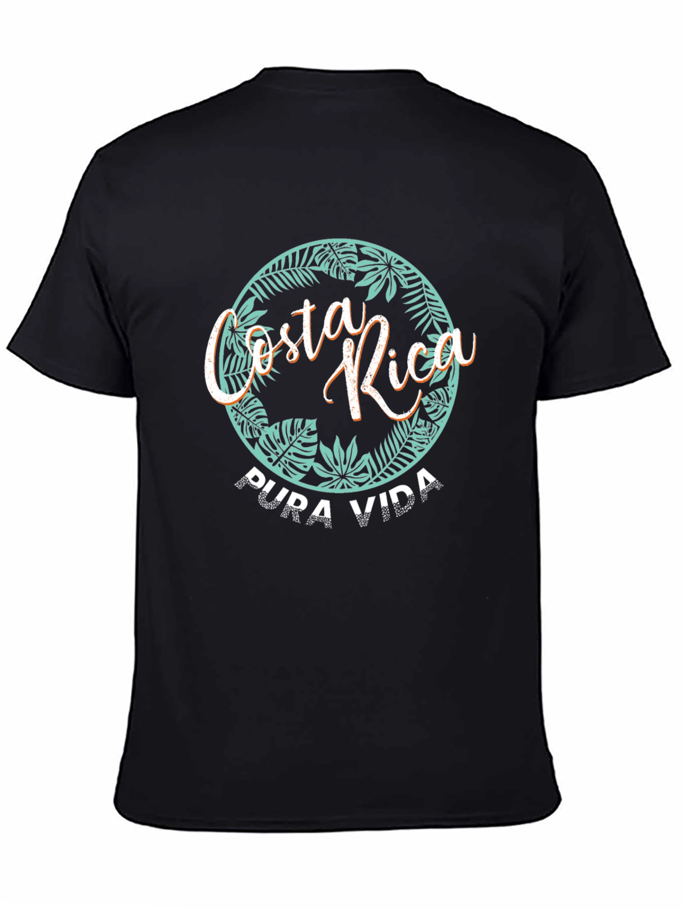 Costa Rica Pura Vida T-Shirt Tropical Graphic Tee