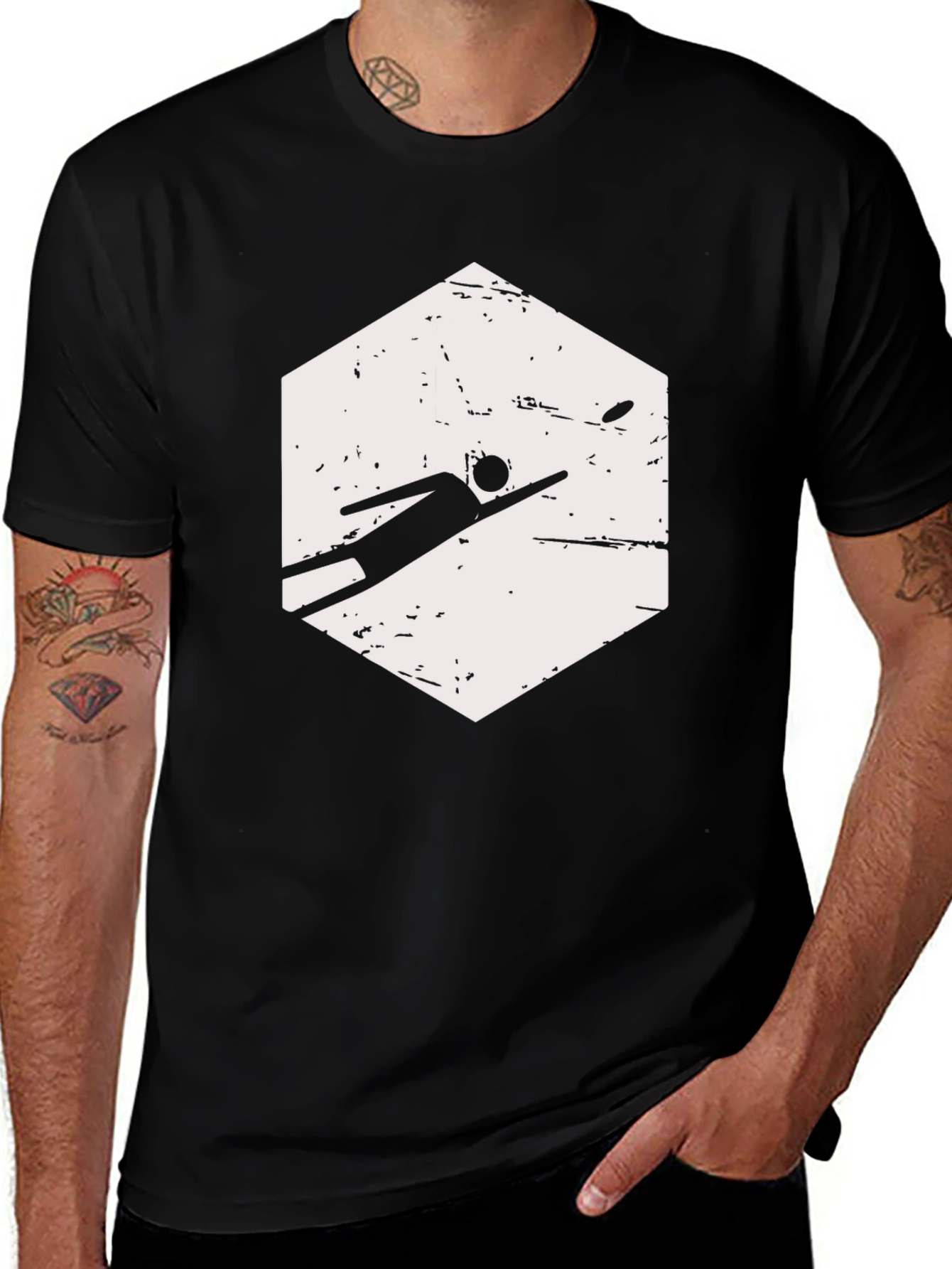 Ultimate Frisbee Catch Graphic Tee
