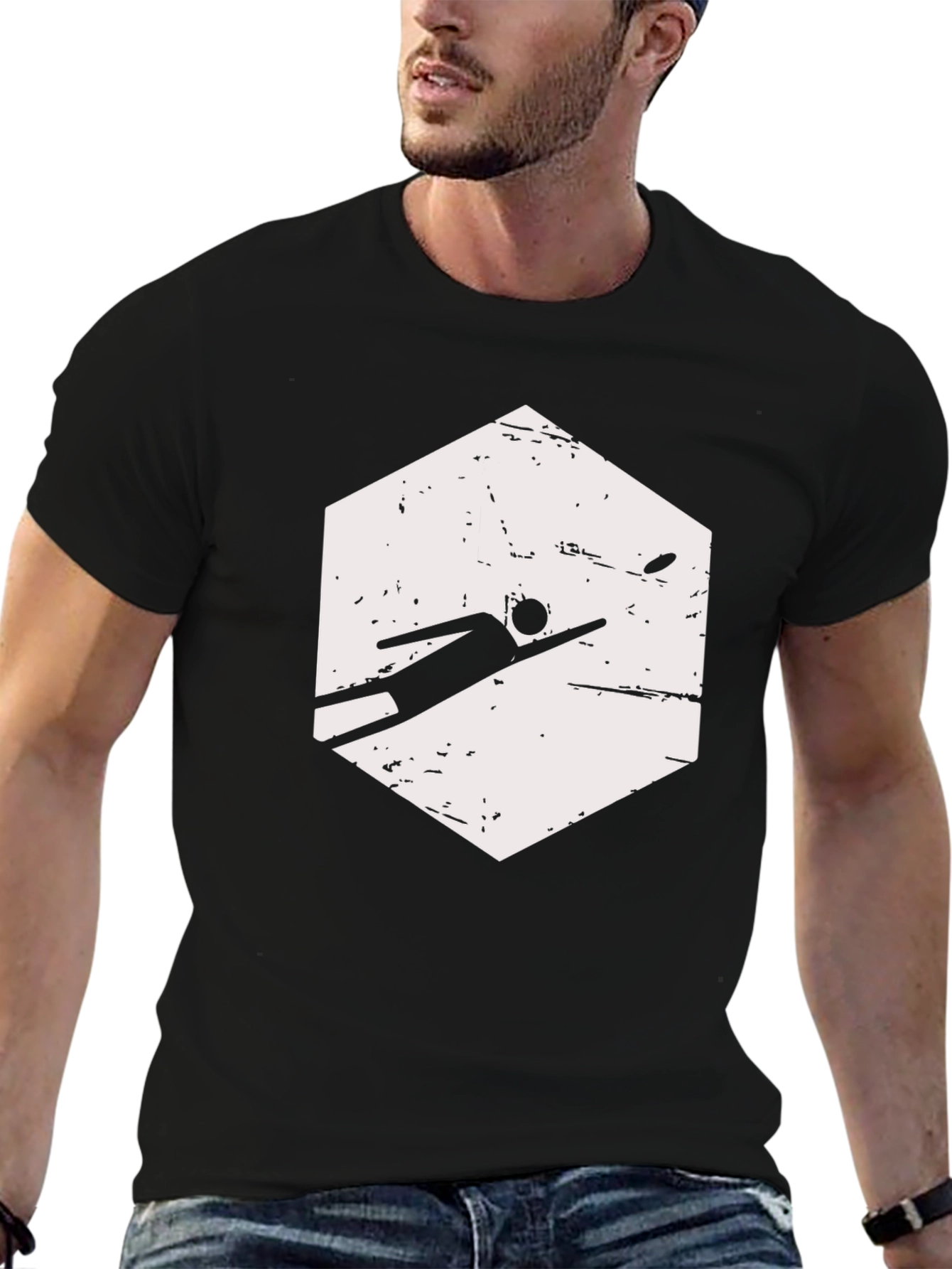 Ultimate Frisbee Catch Graphic Tee