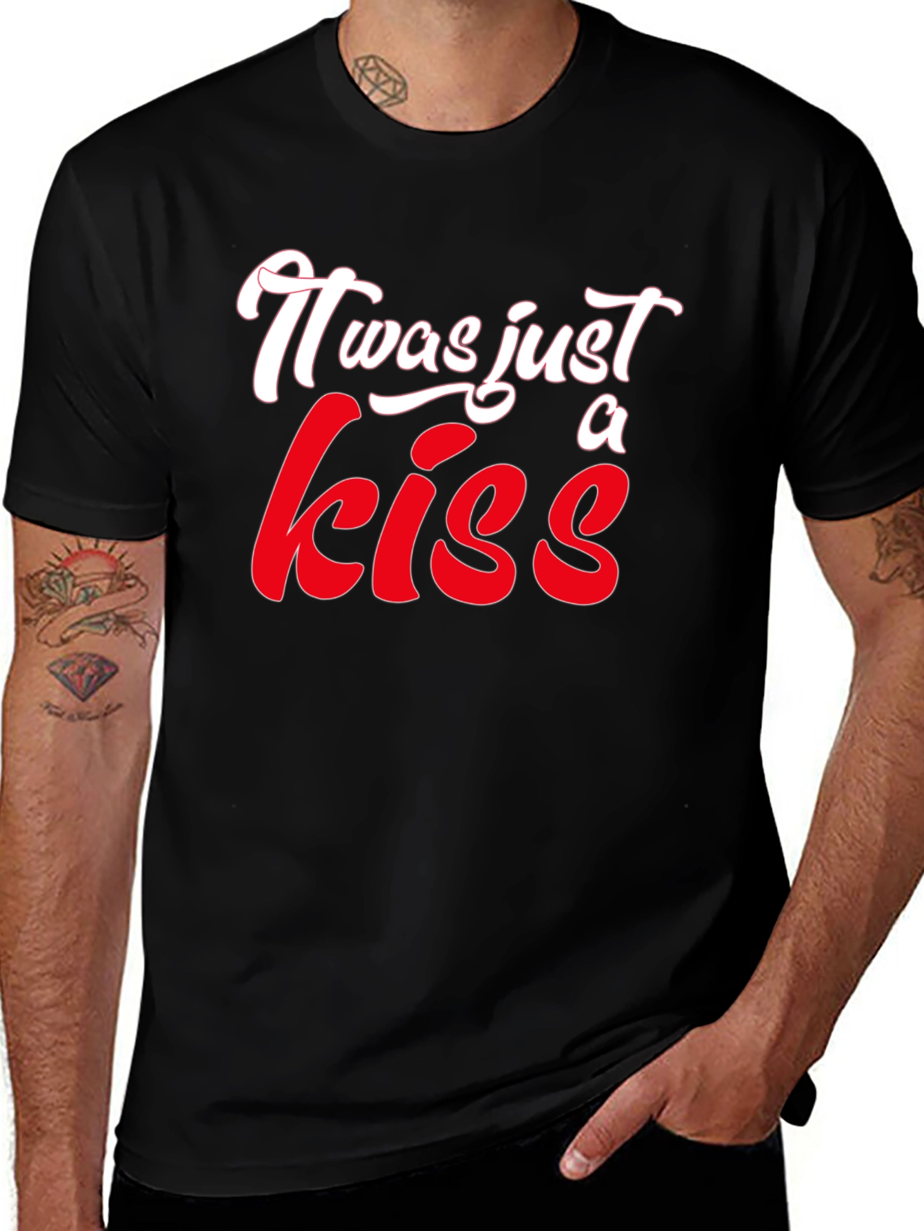 It Was Just A Kiss Graphic T-Shirt