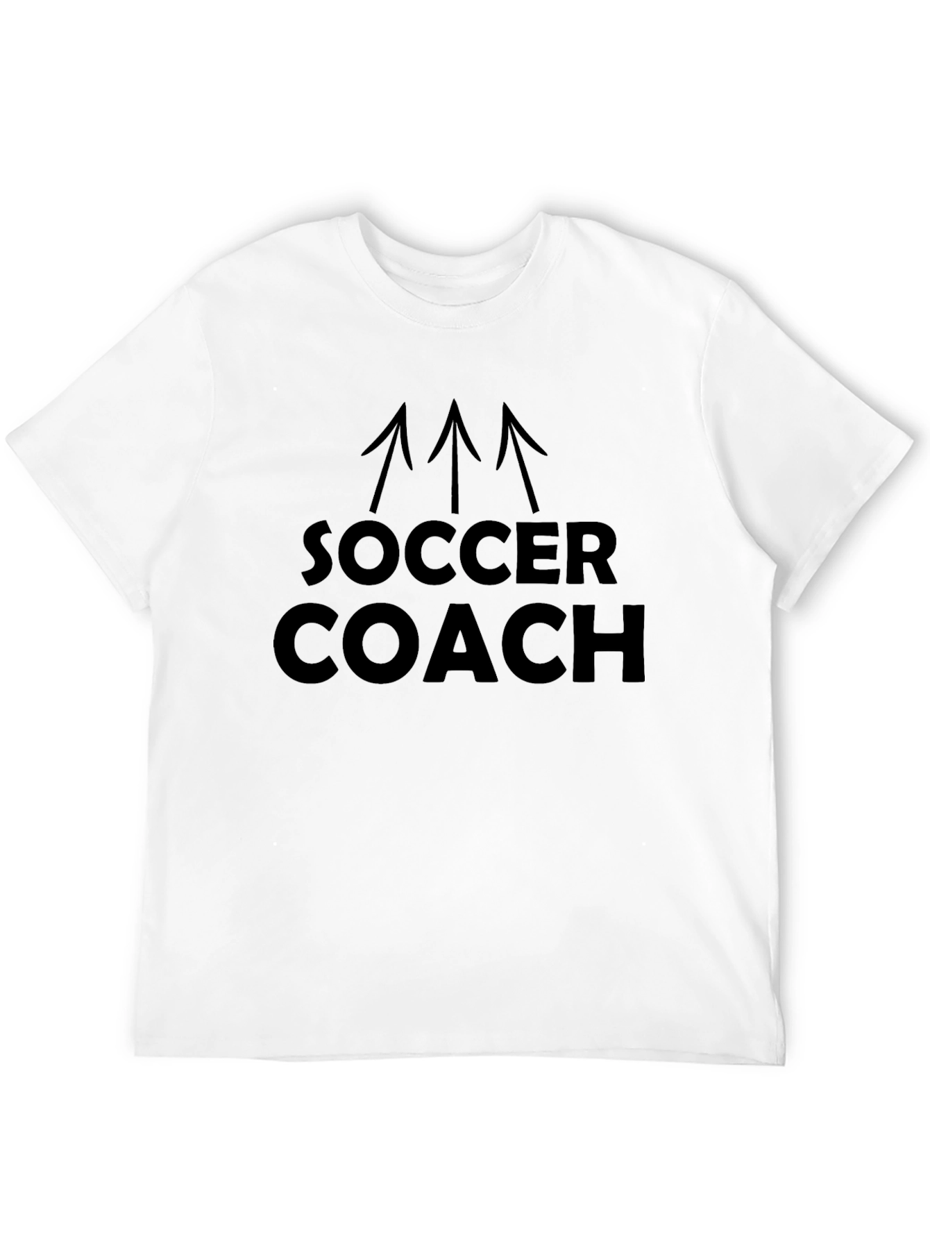 Soccer Coach Graphic Tee - Black