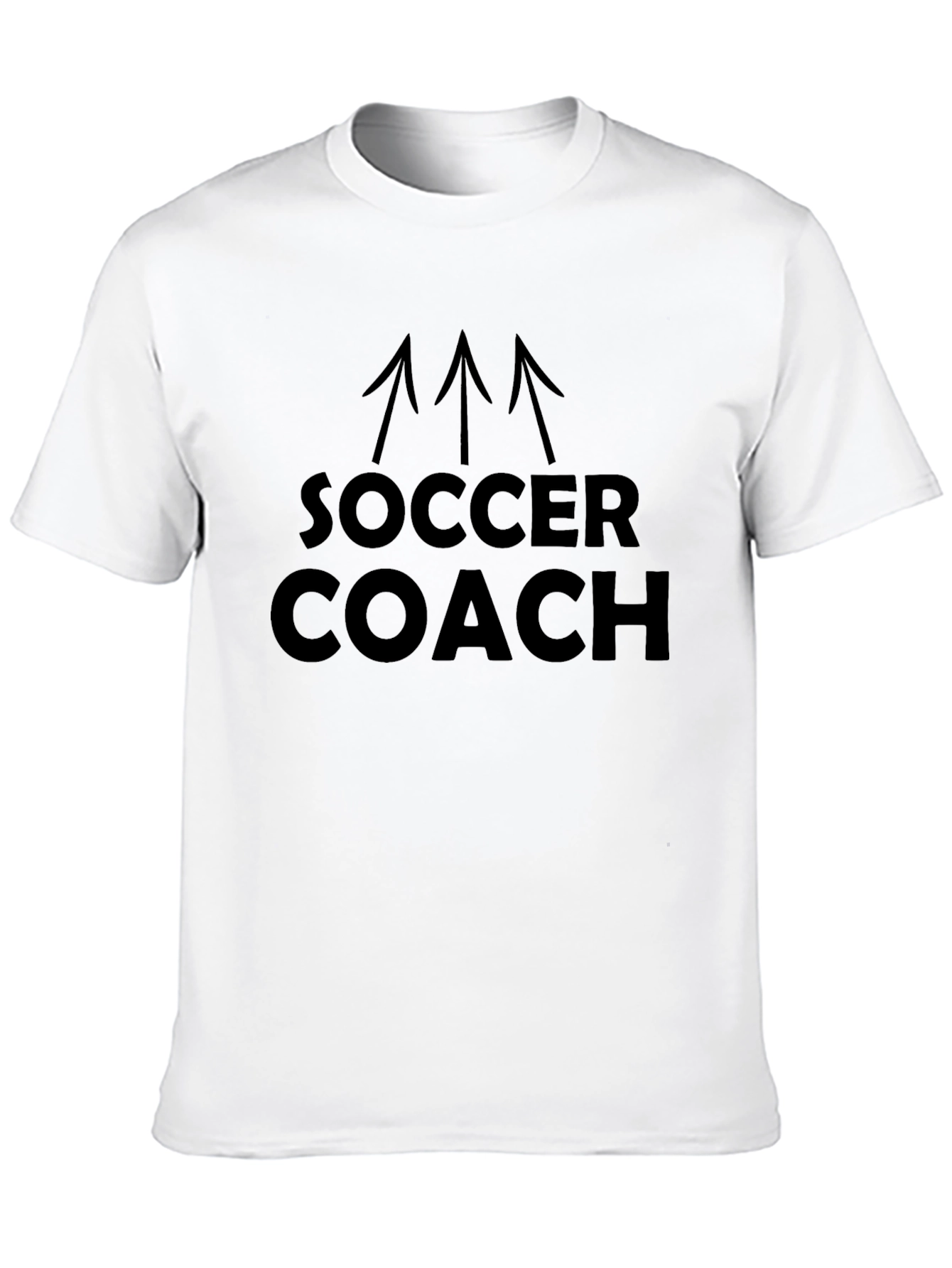 Soccer Coach Graphic Tee - Black