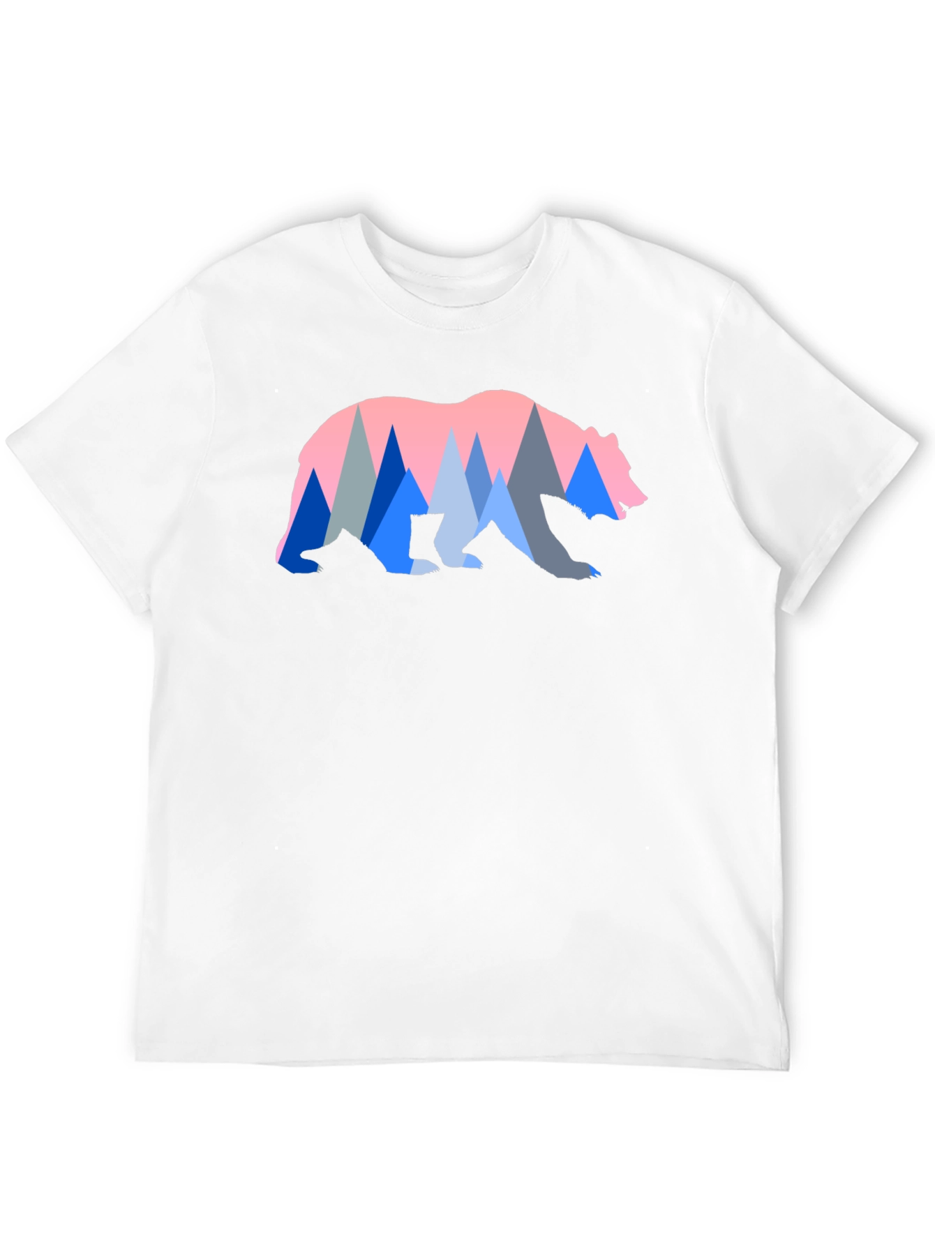 Bear & Mountain Graphic Tee - Black