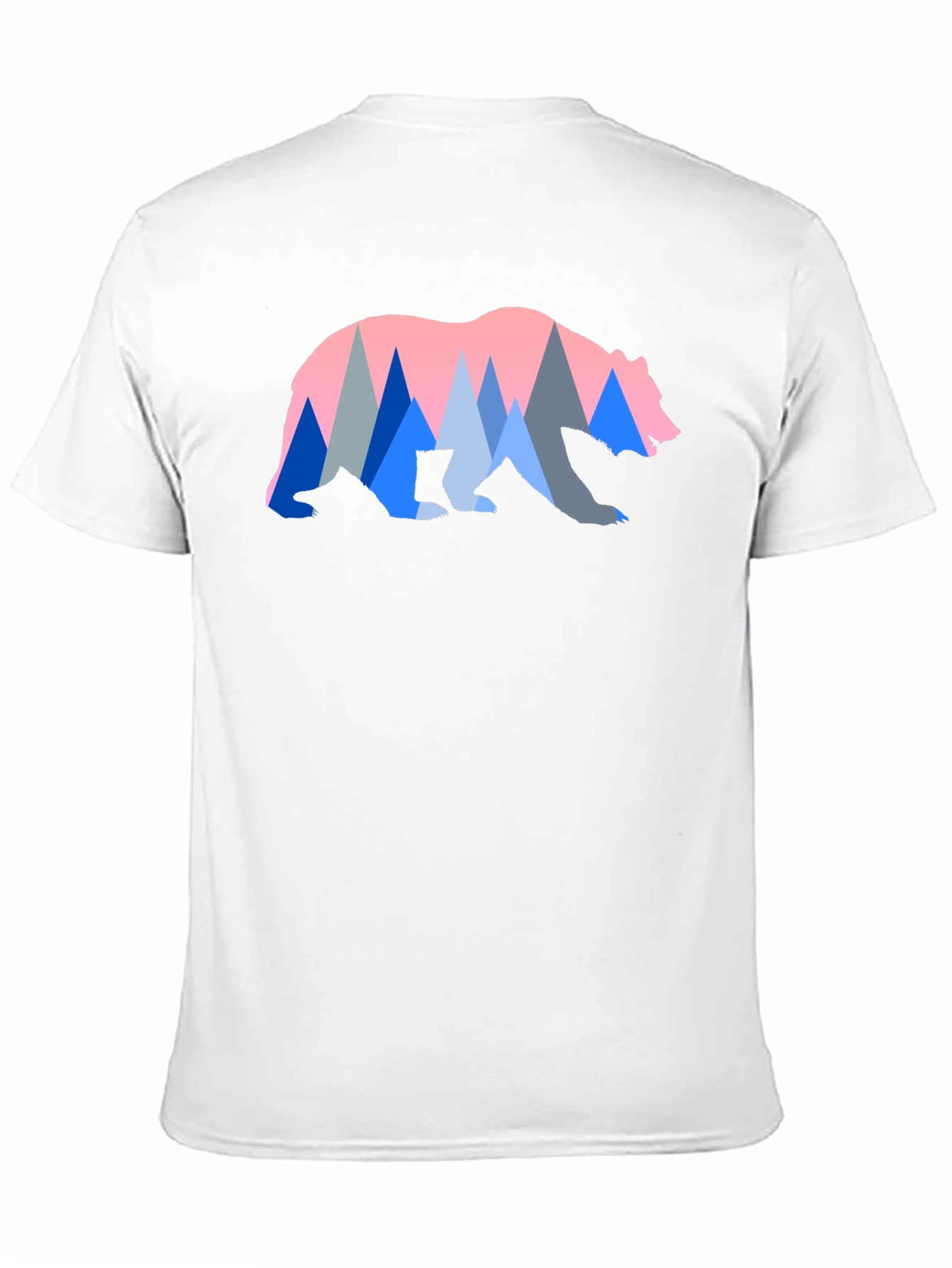 Bear & Mountain Graphic Tee - Black