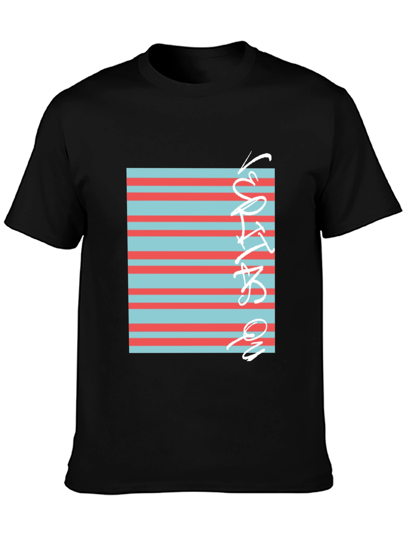 Striped Graphic Tee - Cool Casual Style