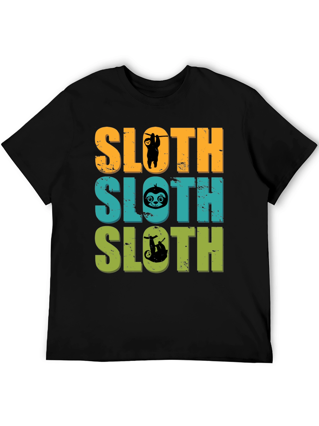 Sloth Lover T-Shirt Funny Animal Tee Mens