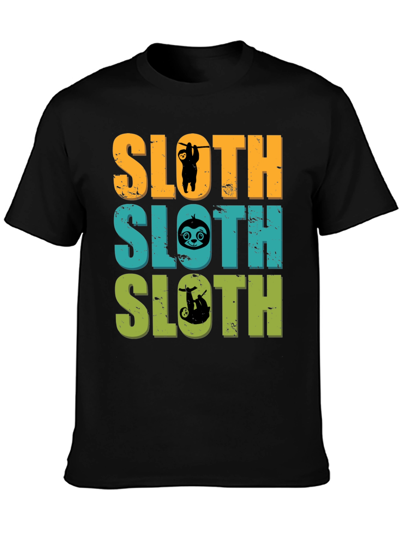 Sloth Lover T-Shirt Funny Animal Tee Mens