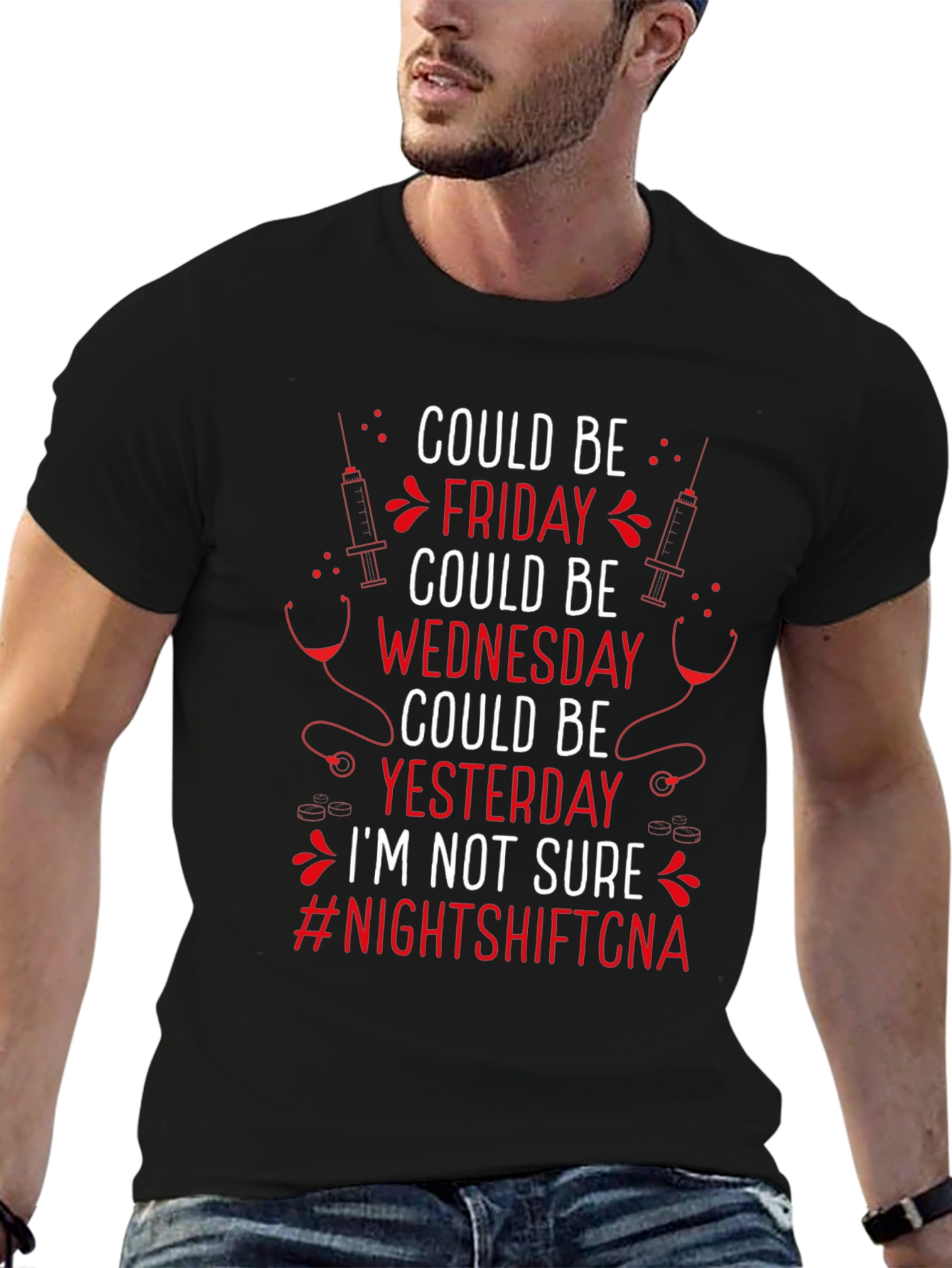Night Shift CNA T-Shirt - Could Be Friday