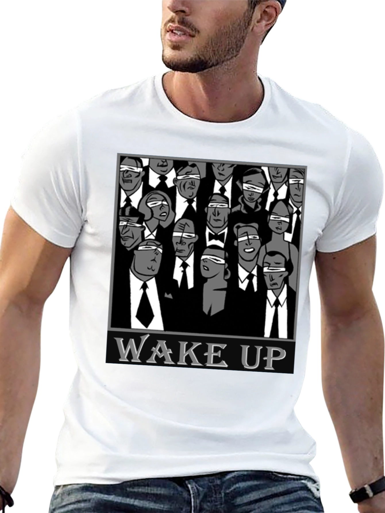 Wake Up T-Shirt - Blinded Society Graphic Tee