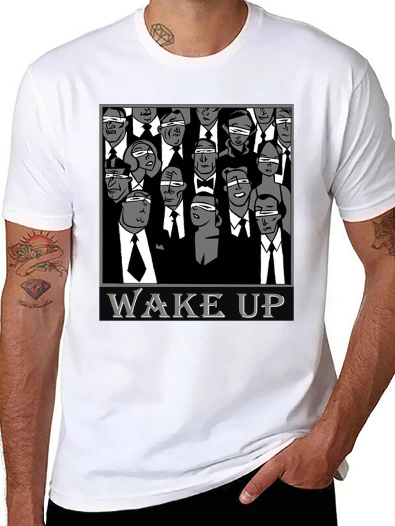 Wake Up T-Shirt - Blinded Society Graphic Tee
