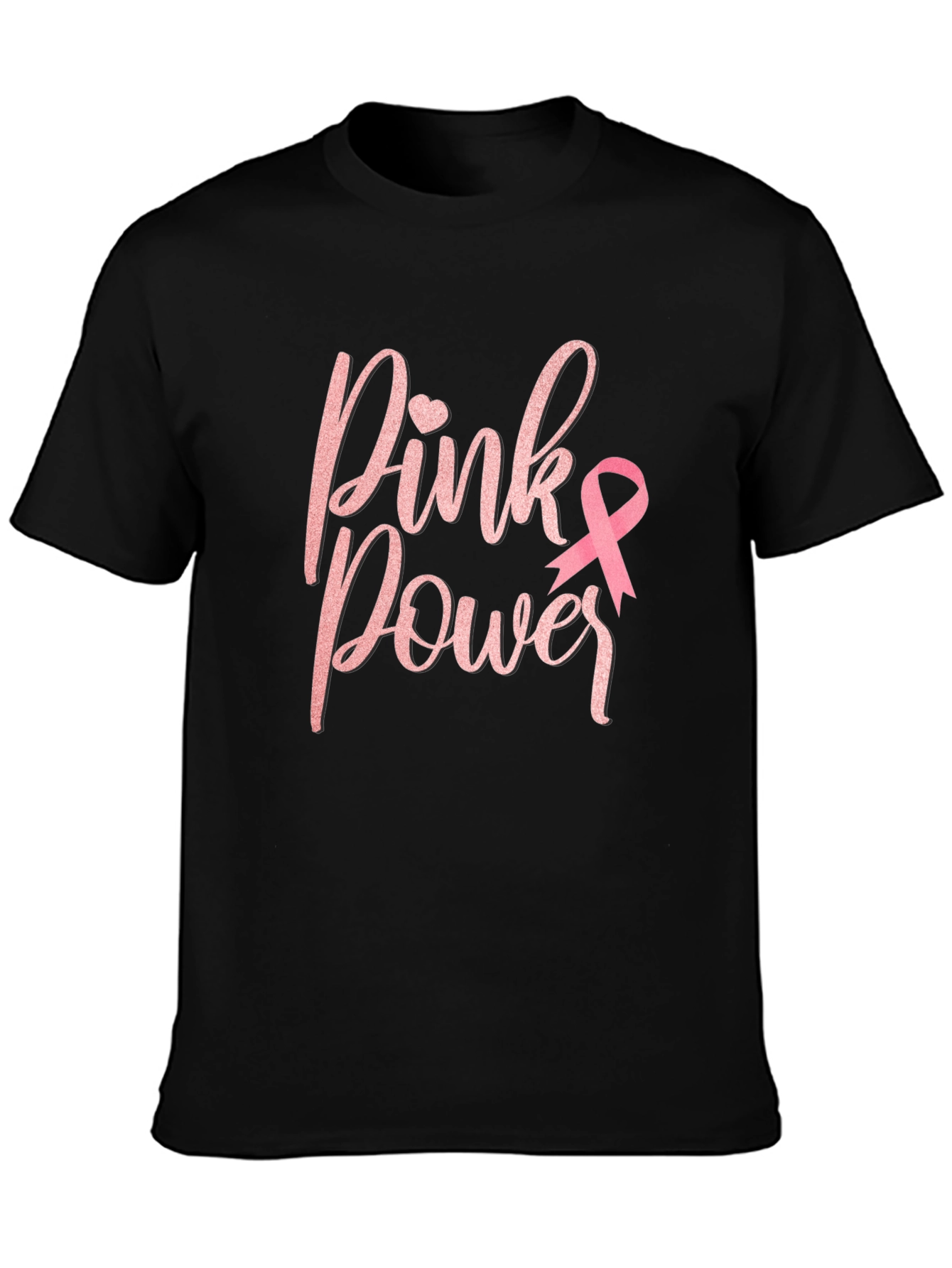 Pink Power Breast Cancer Awareness T-Shirt
