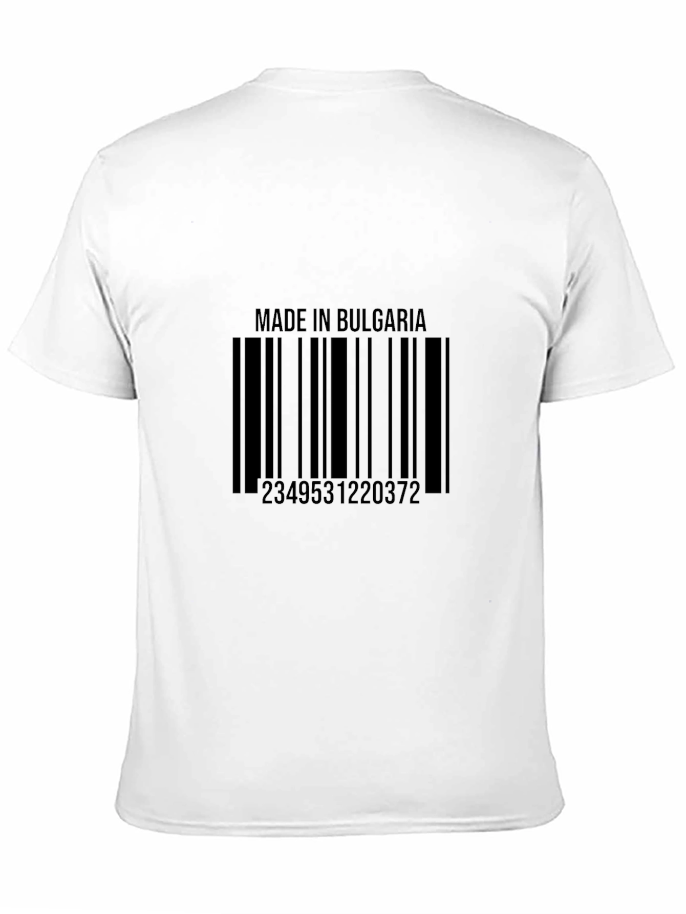 Made in Bulgaria Barcode T-Shirt - Black