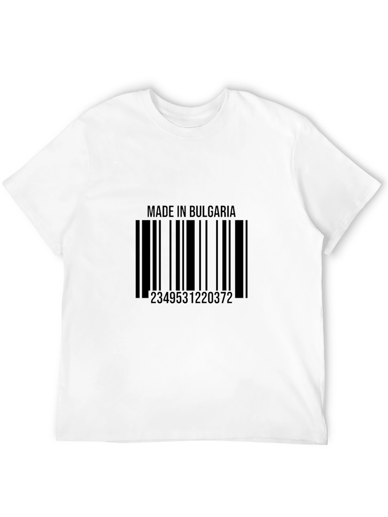 Made in Bulgaria Barcode T-Shirt - Black