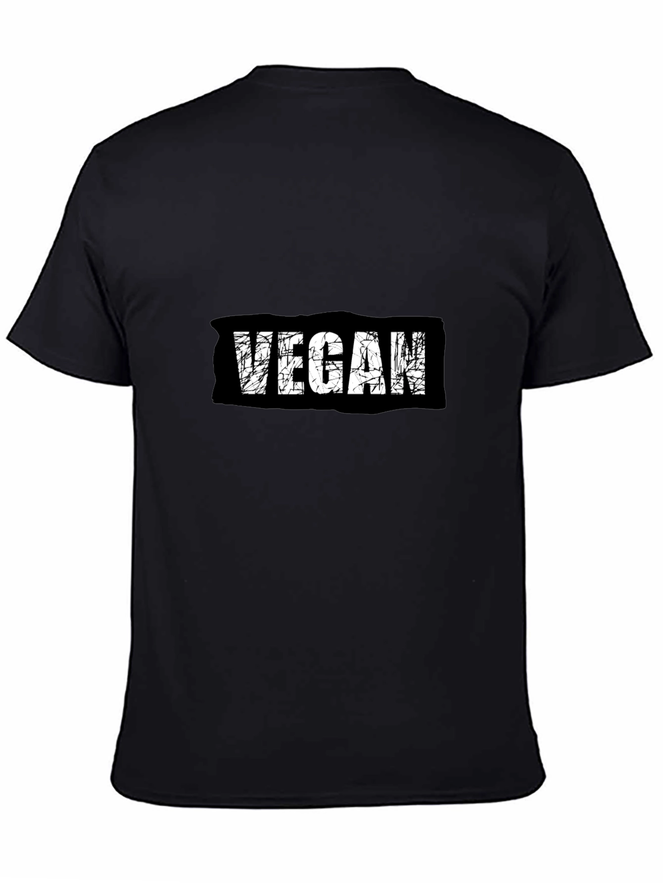 Vegan Statement T-Shirt - Black