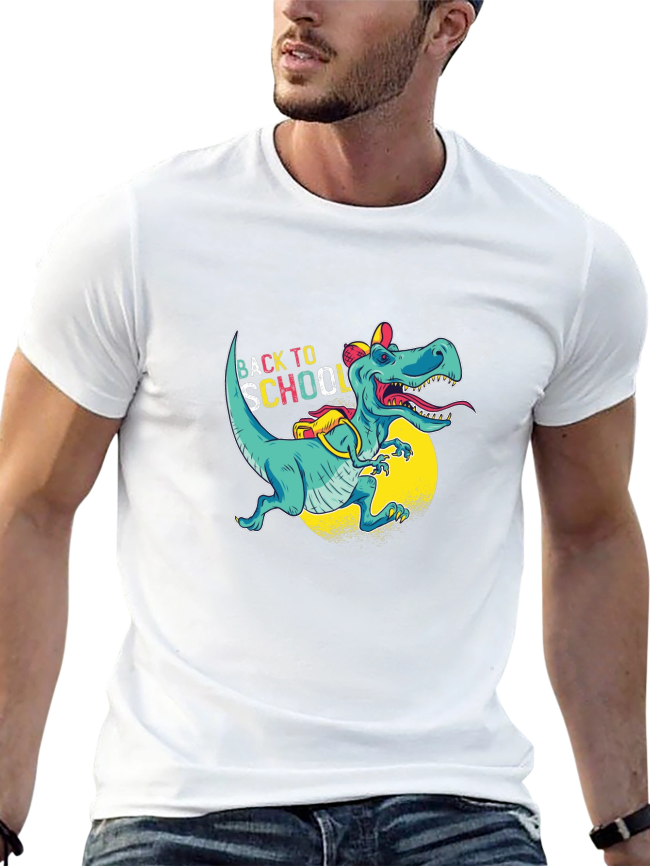 Back to School Dino Graphic Tee