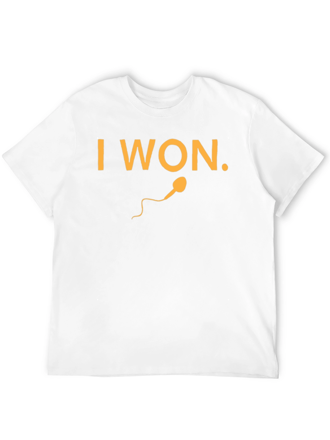 I Won Black Graphic Tee - Funny Design