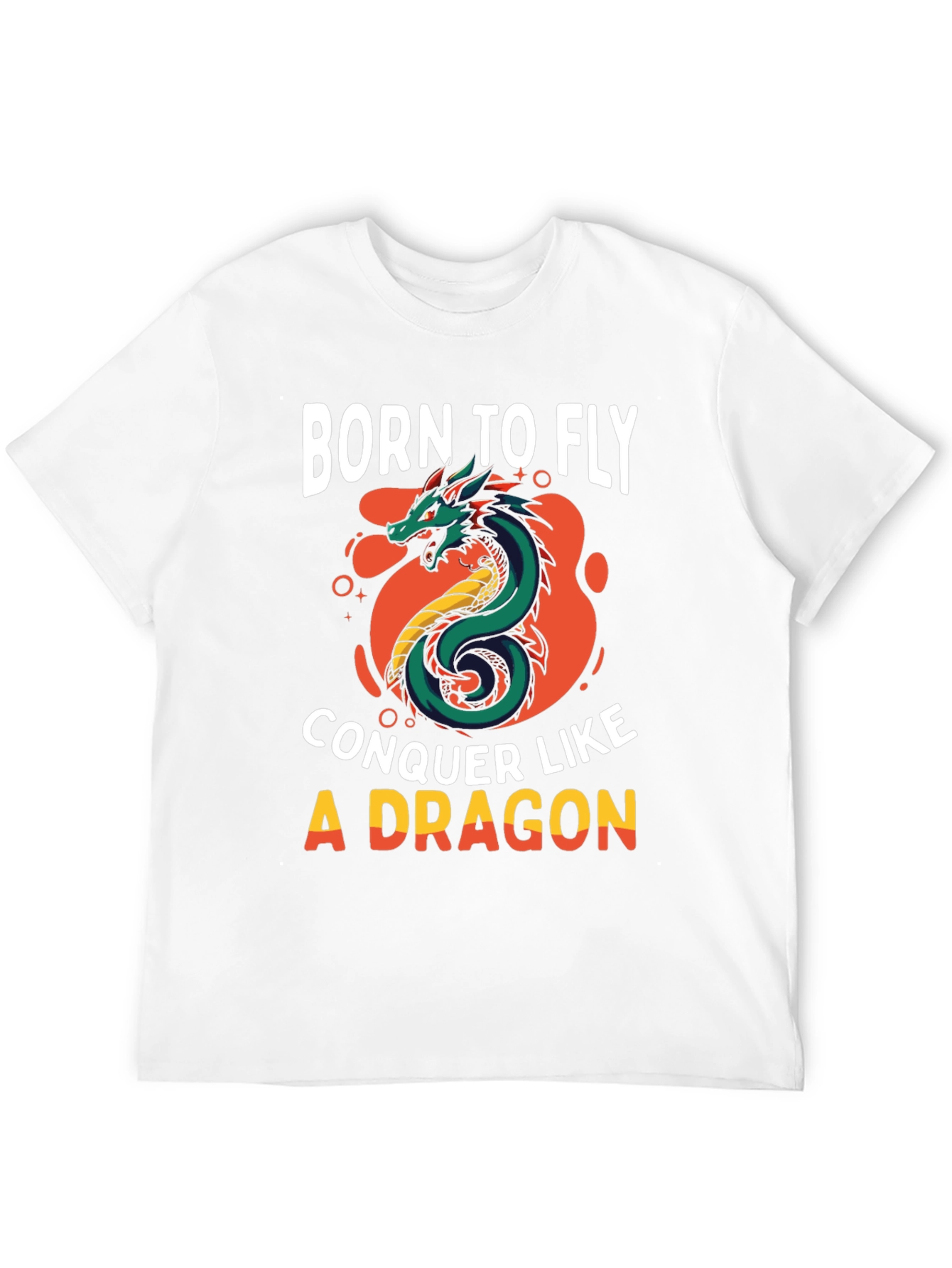 Born To Fly Dragon Graphic T-Shirt
