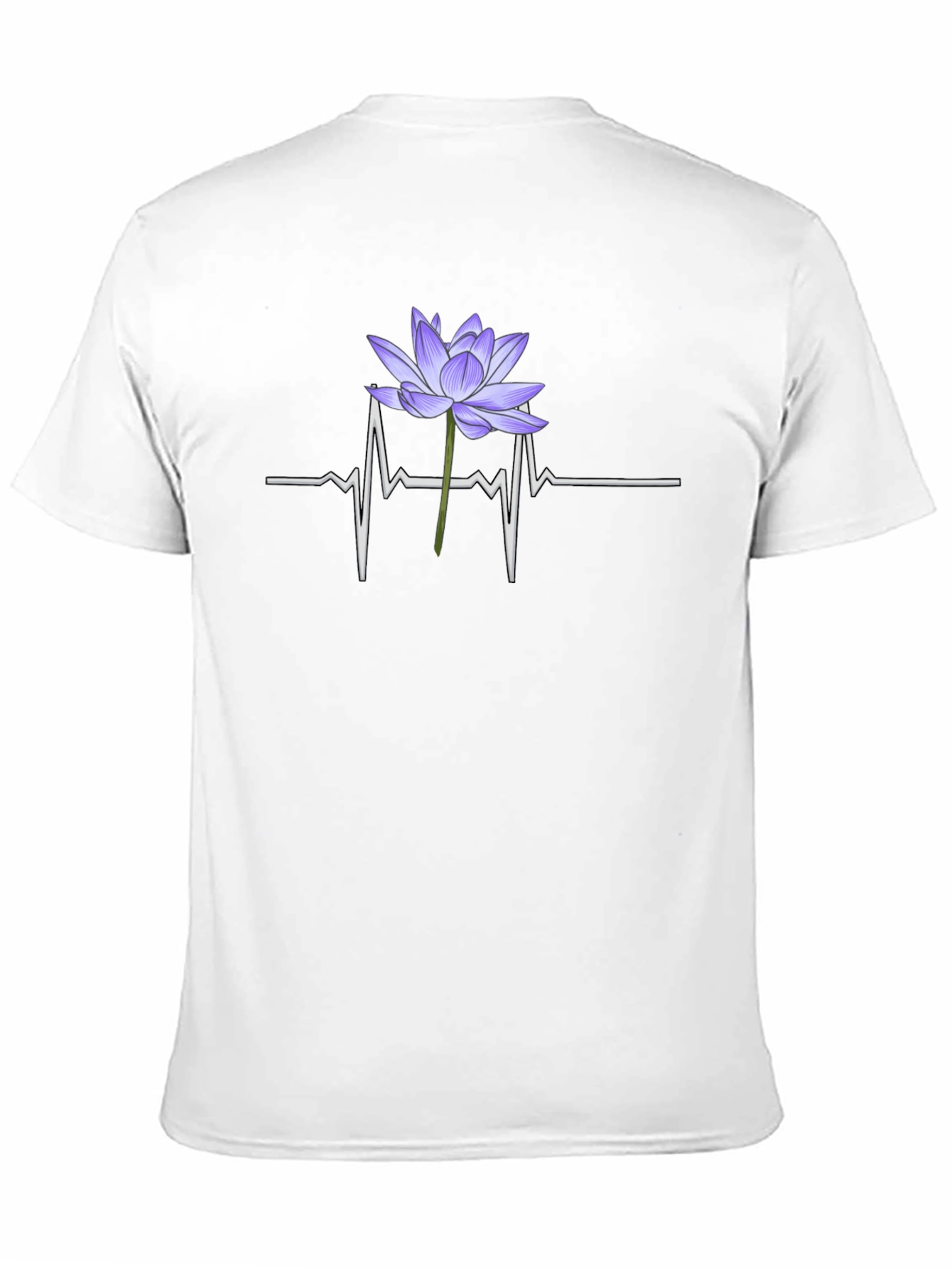 Lotus Heartbeat Graphic Tee - Black