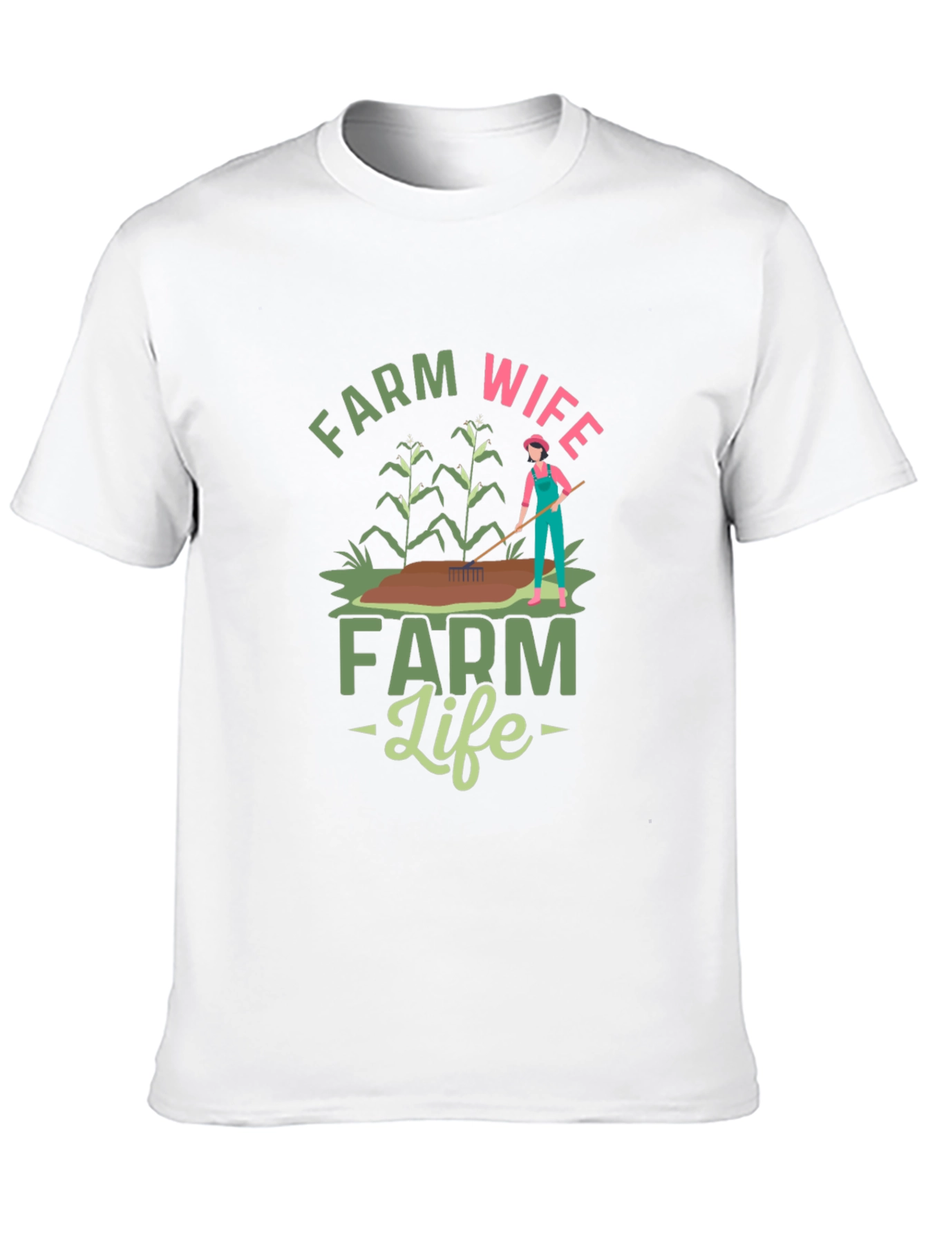 Farm Wife Farm Life Black T-Shirt