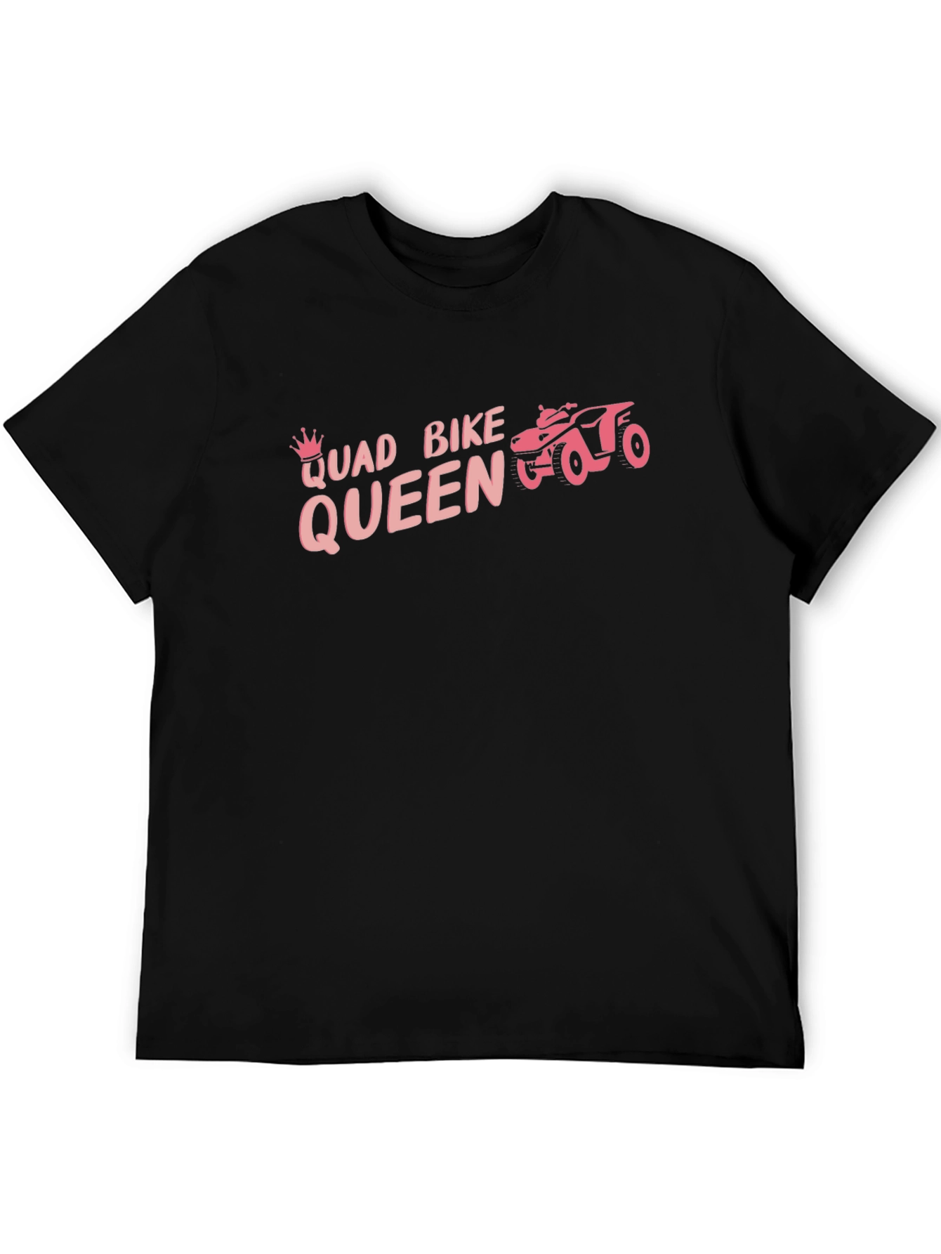 Quad Bike Queen Black T-Shirt