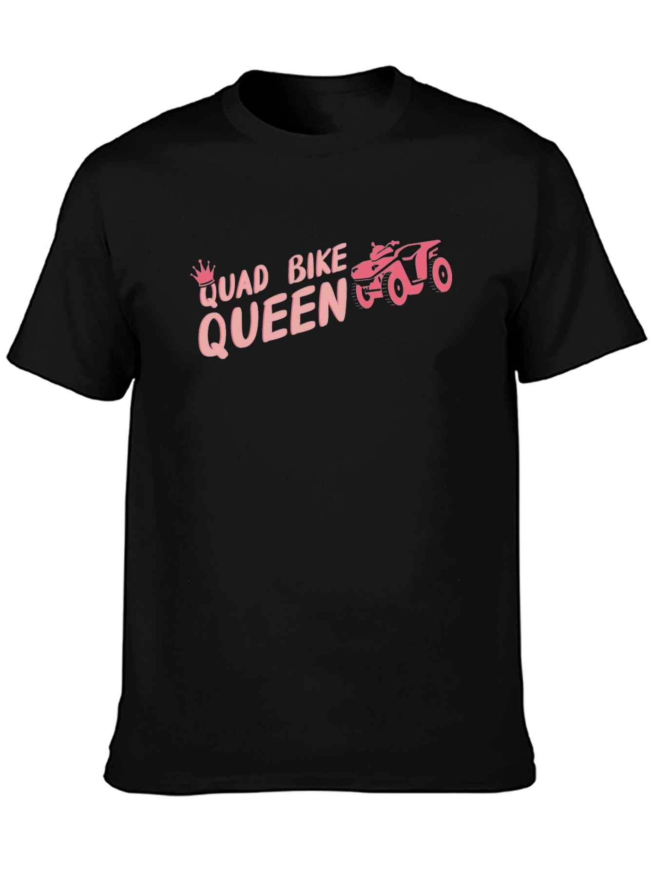 Quad Bike Queen Black T-Shirt