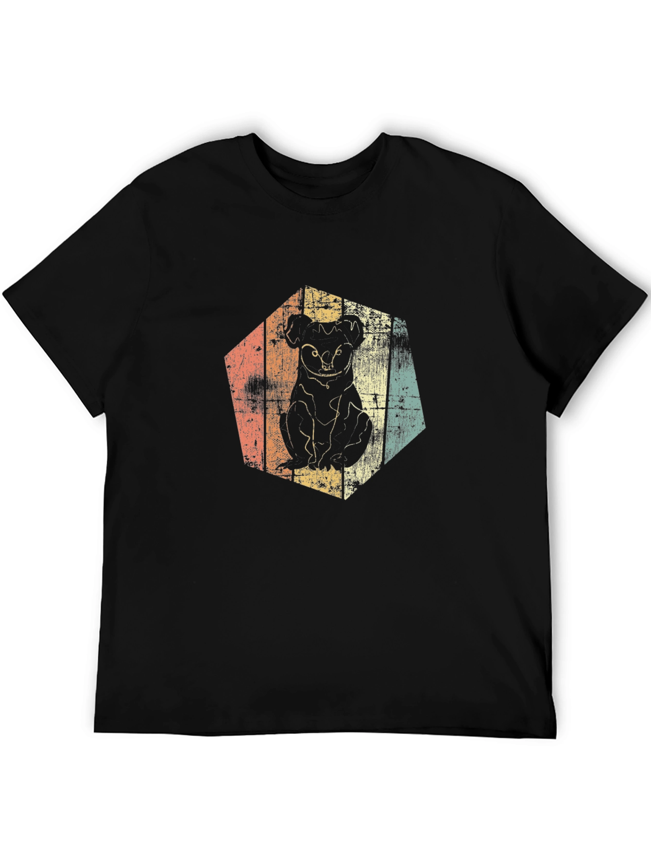 Koala Bear Graphic Tee - Mens Black T-Shirt