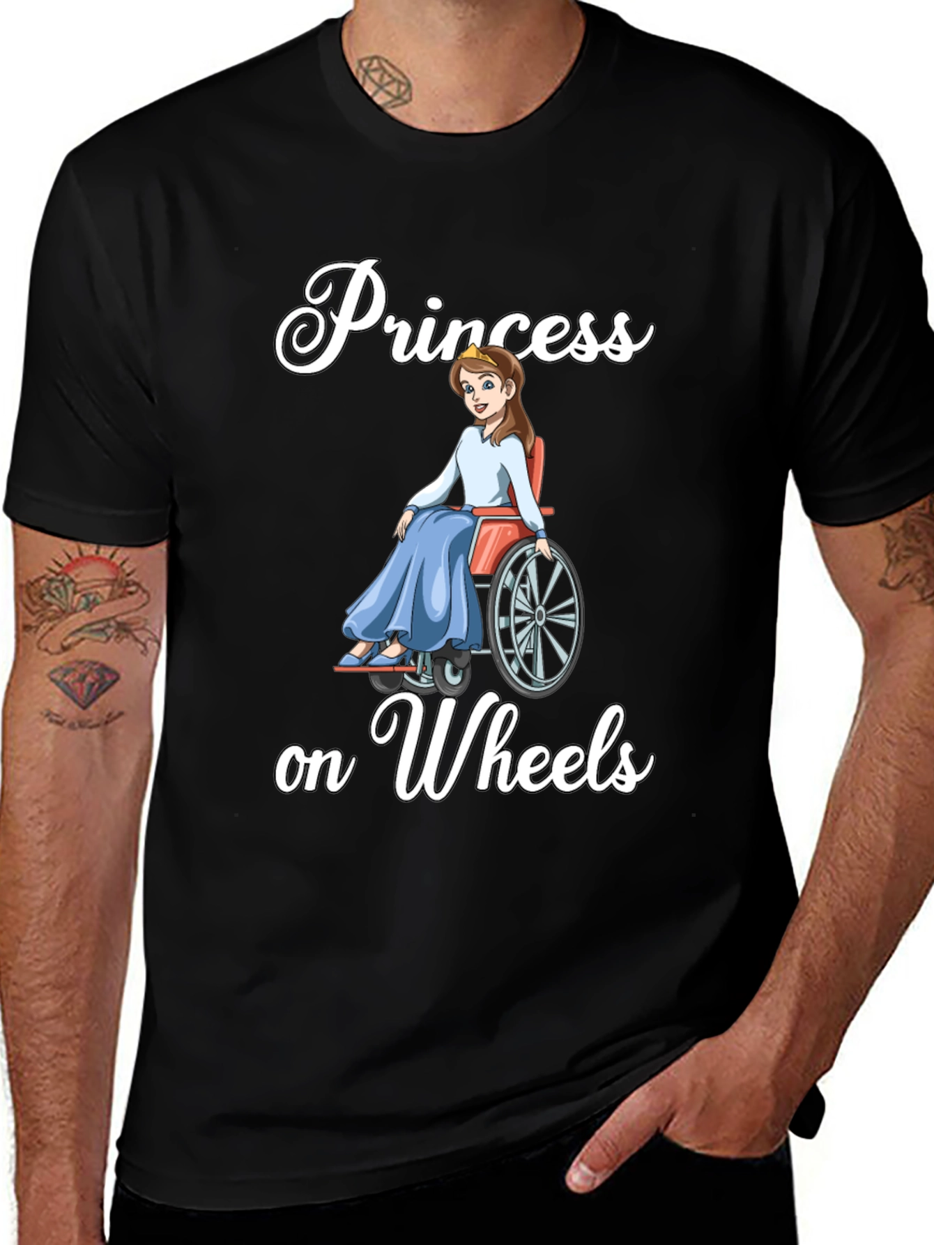 Princess on Wheels Graphic T-Shirt