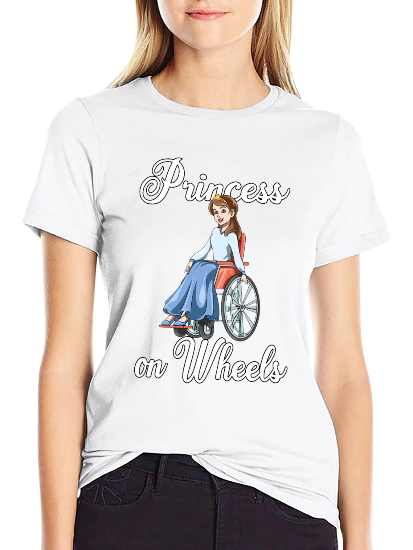 Princess on Wheels Graphic T-Shirt