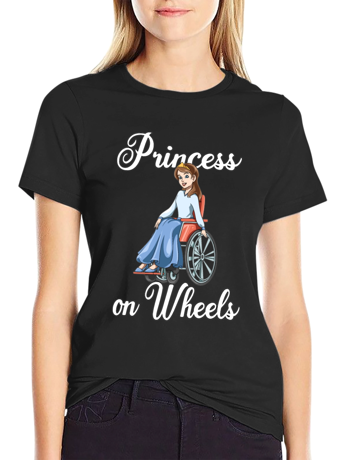 Princess on Wheels Graphic T-Shirt