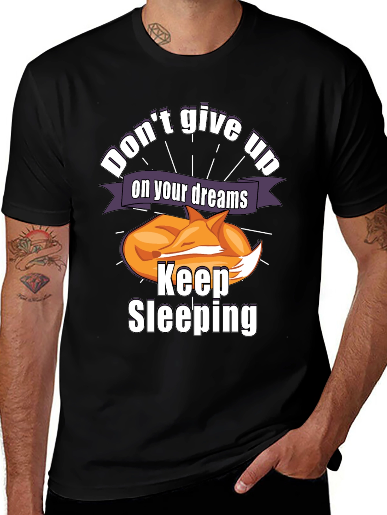 Dont Give Up On Your Dreams Keep Sleeping T-Shirt