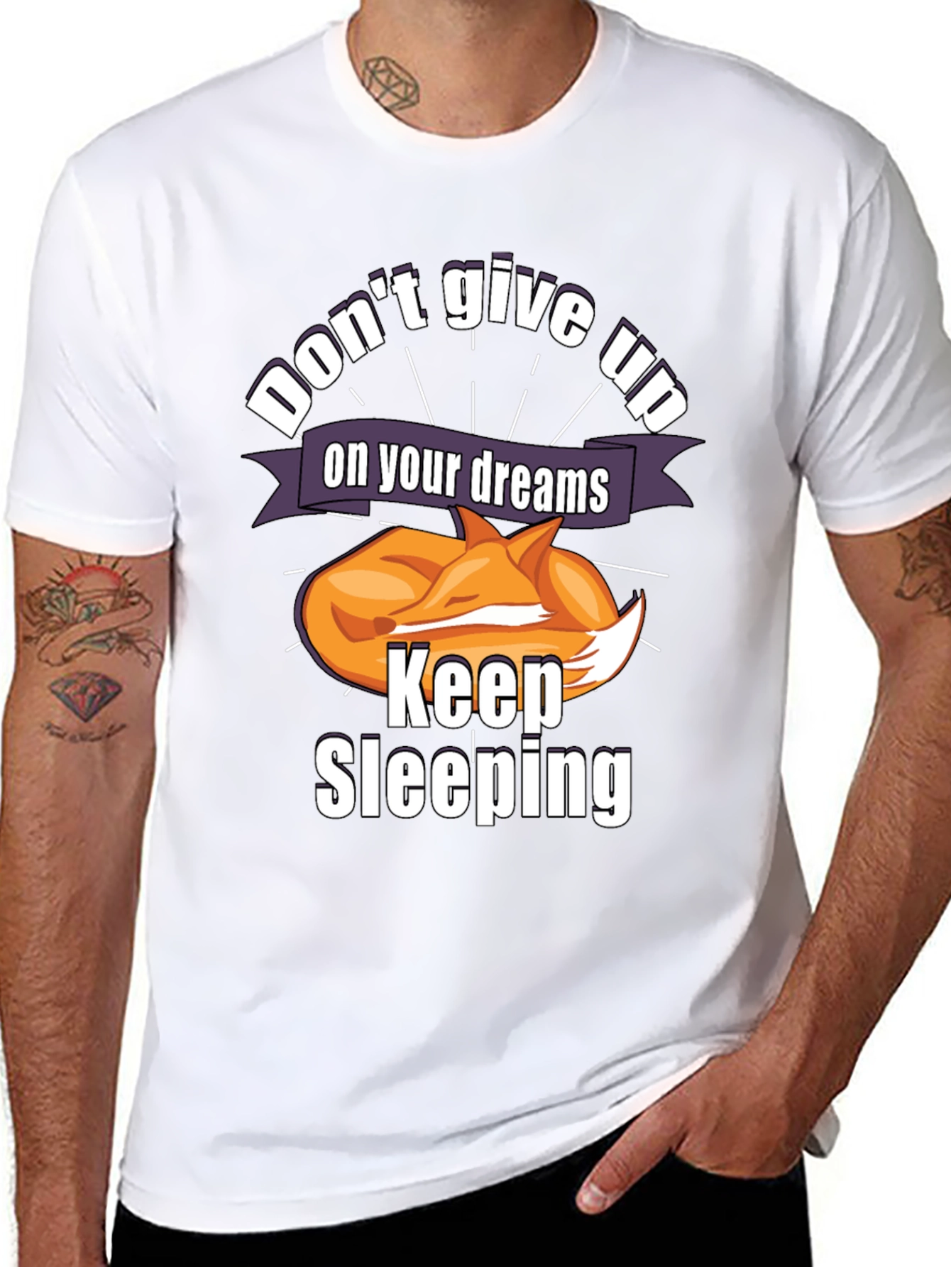 Dont Give Up On Your Dreams Keep Sleeping T-Shirt