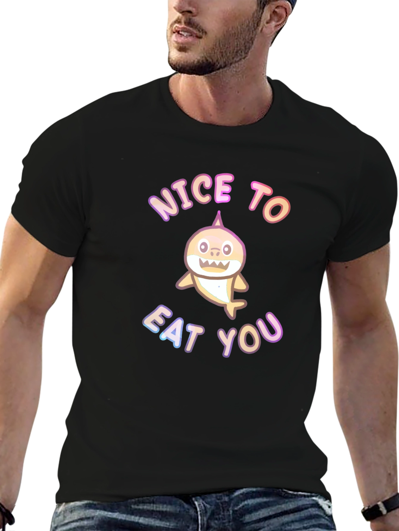 Nice to Eat You Shark Graphic Tee