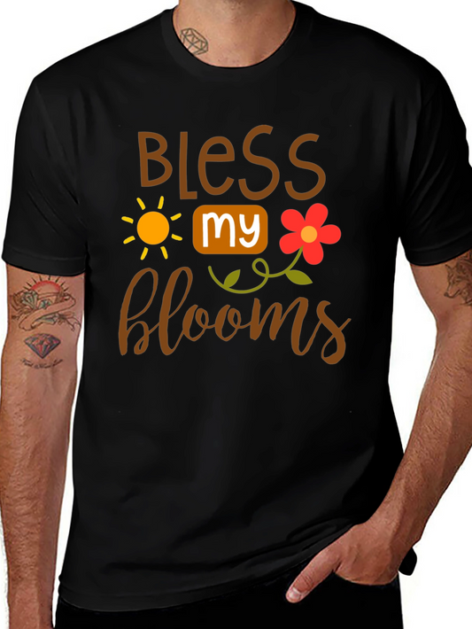 Bless My Blooms T-Shirt - Floral Garden Tee