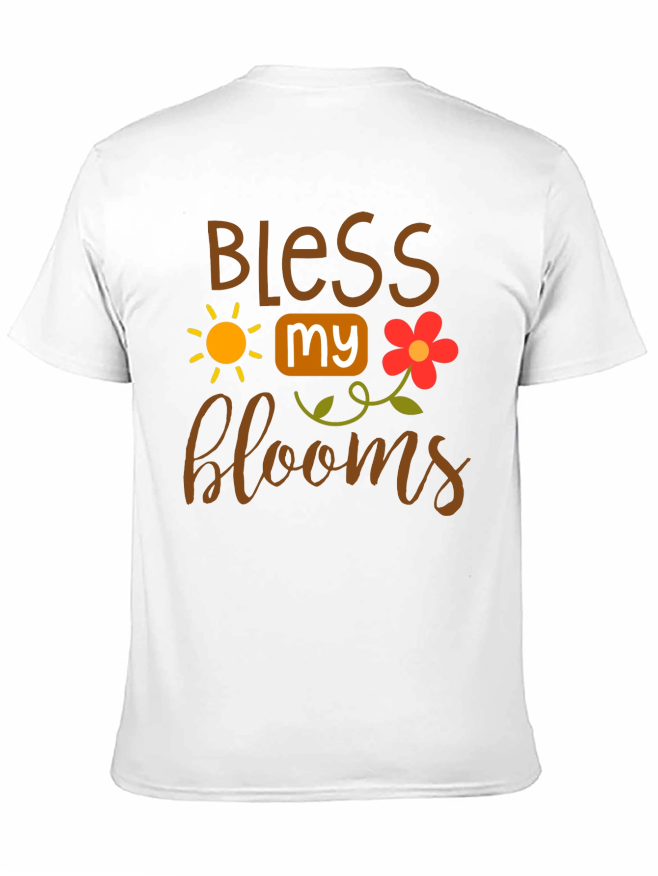 Bless My Blooms T-Shirt - Floral Garden Tee