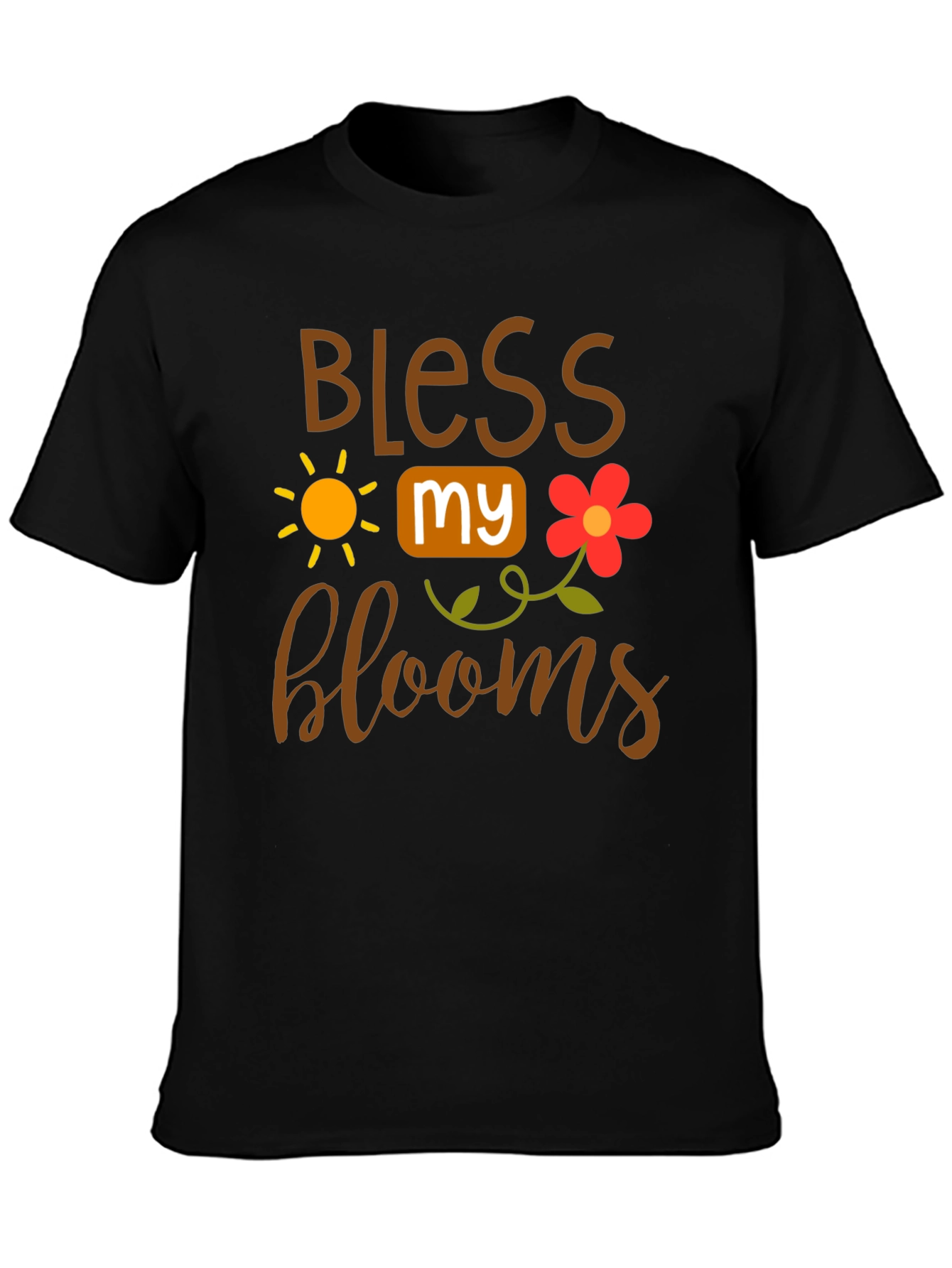 Bless My Blooms T-Shirt - Floral Garden Tee