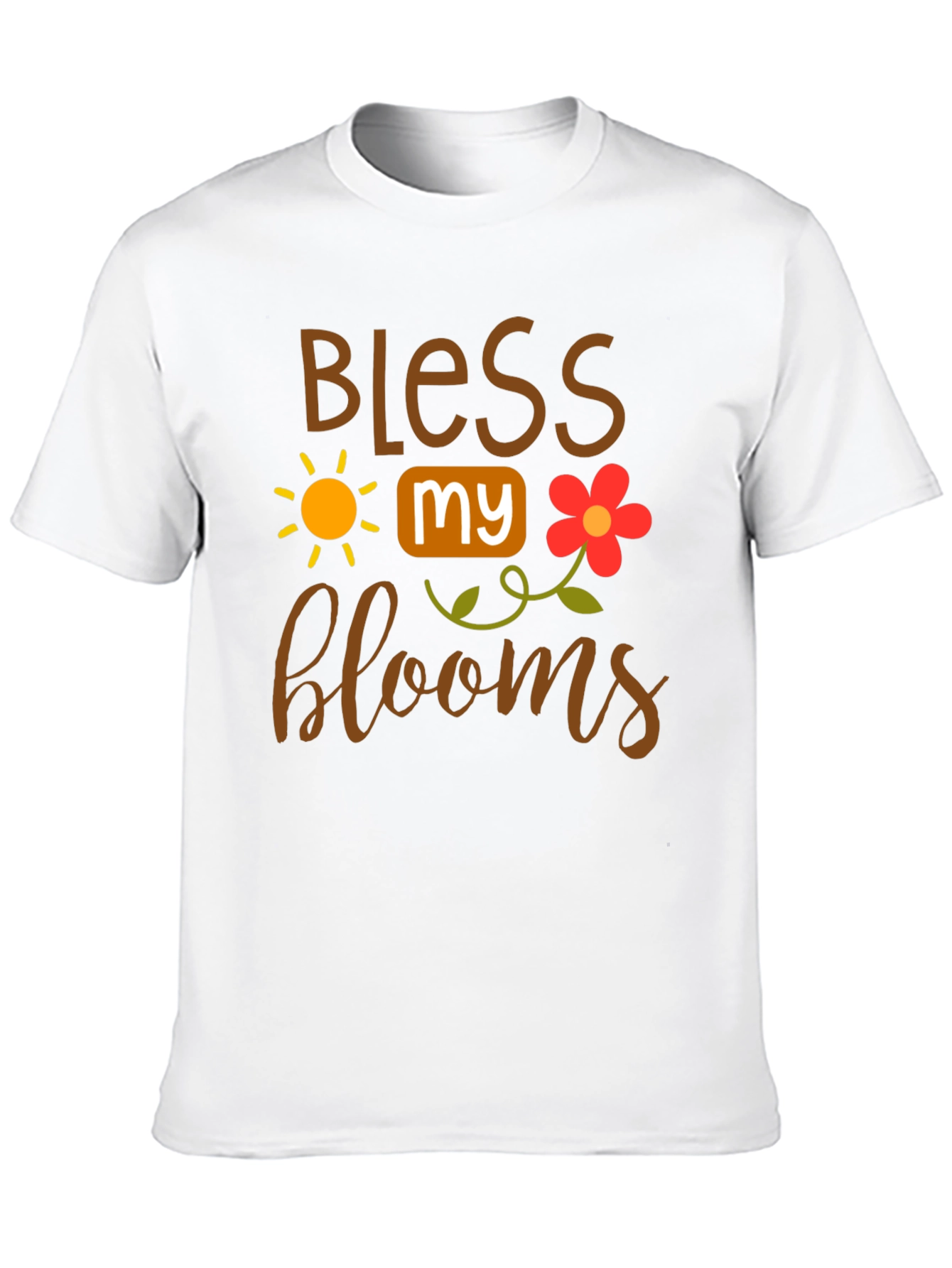 Bless My Blooms T-Shirt - Floral Garden Tee