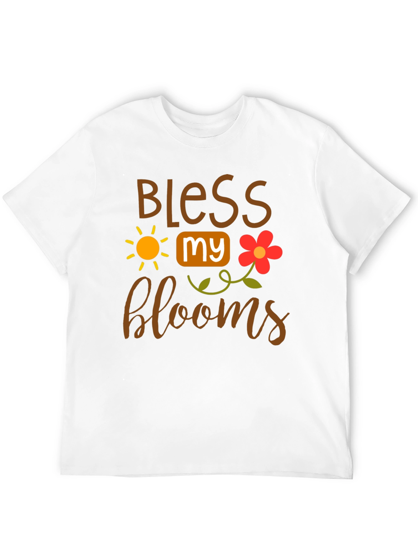 Bless My Blooms T-Shirt - Floral Garden Tee