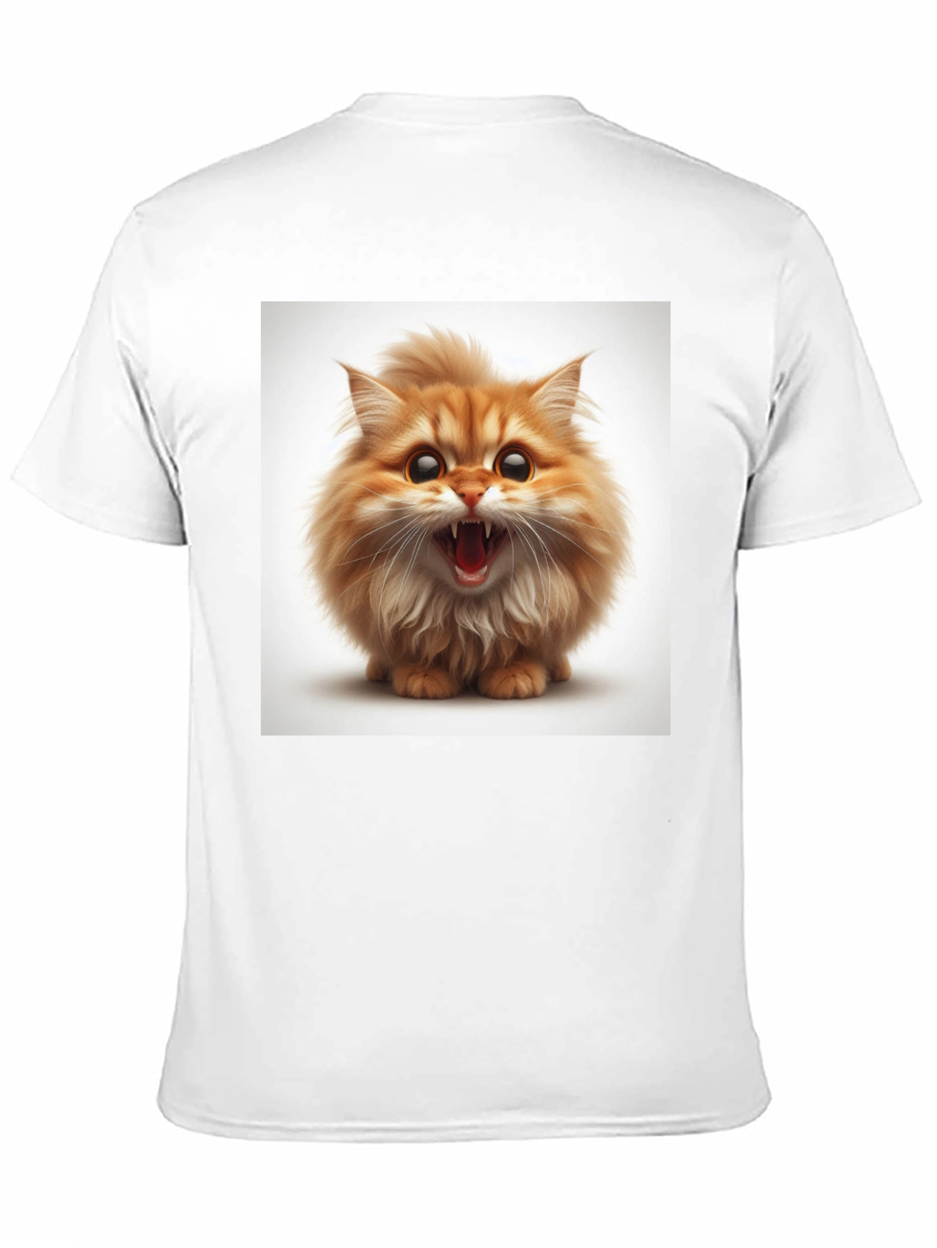 Angry Kitten Black T-Shirt