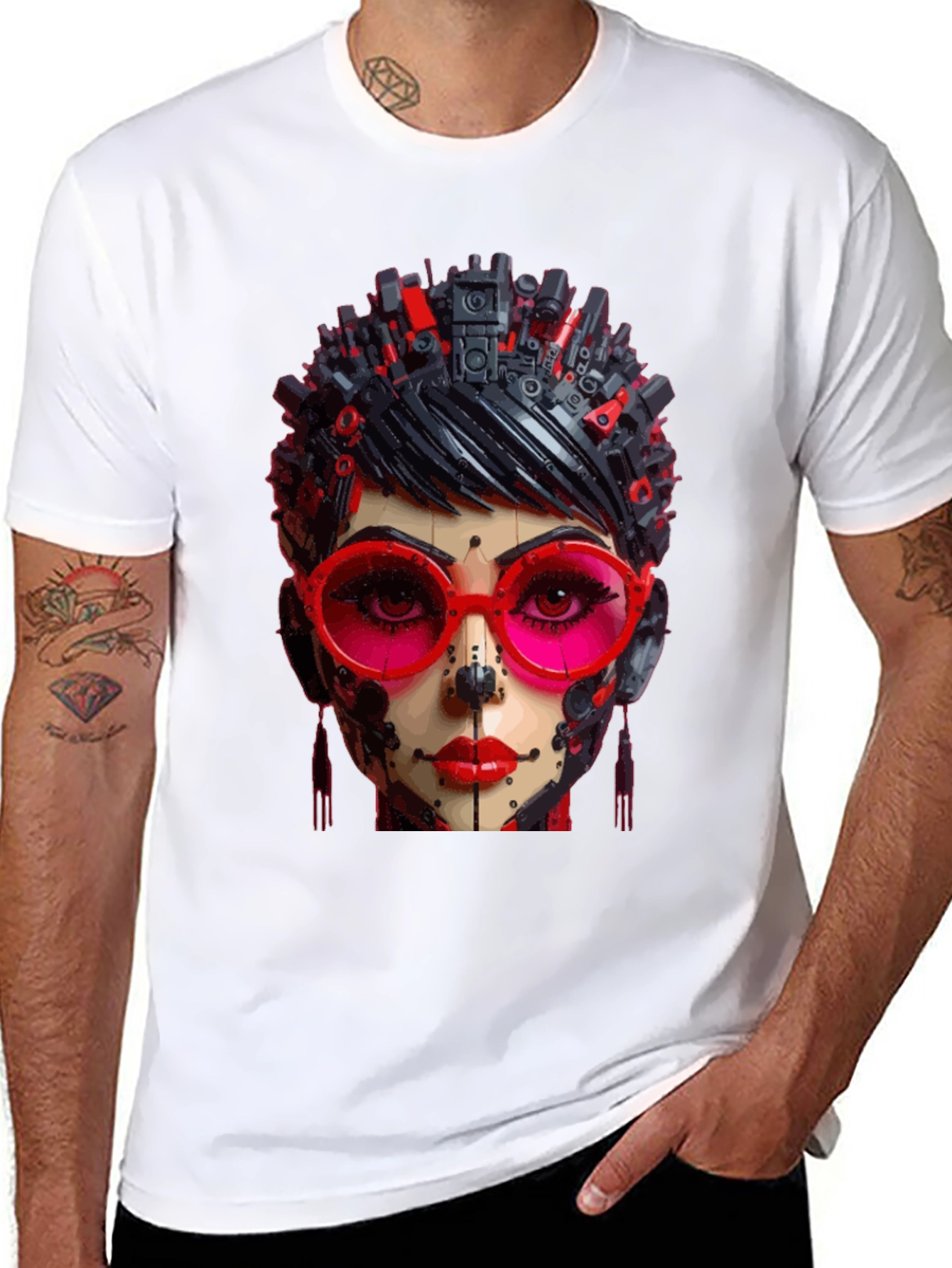 Cyberpunk Woman T-Shirt