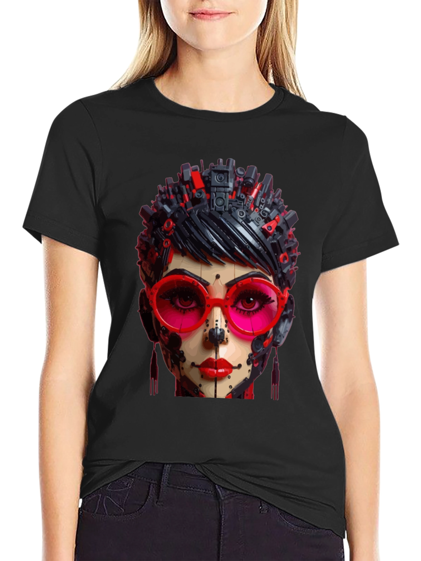 Cyberpunk Woman T-Shirt
