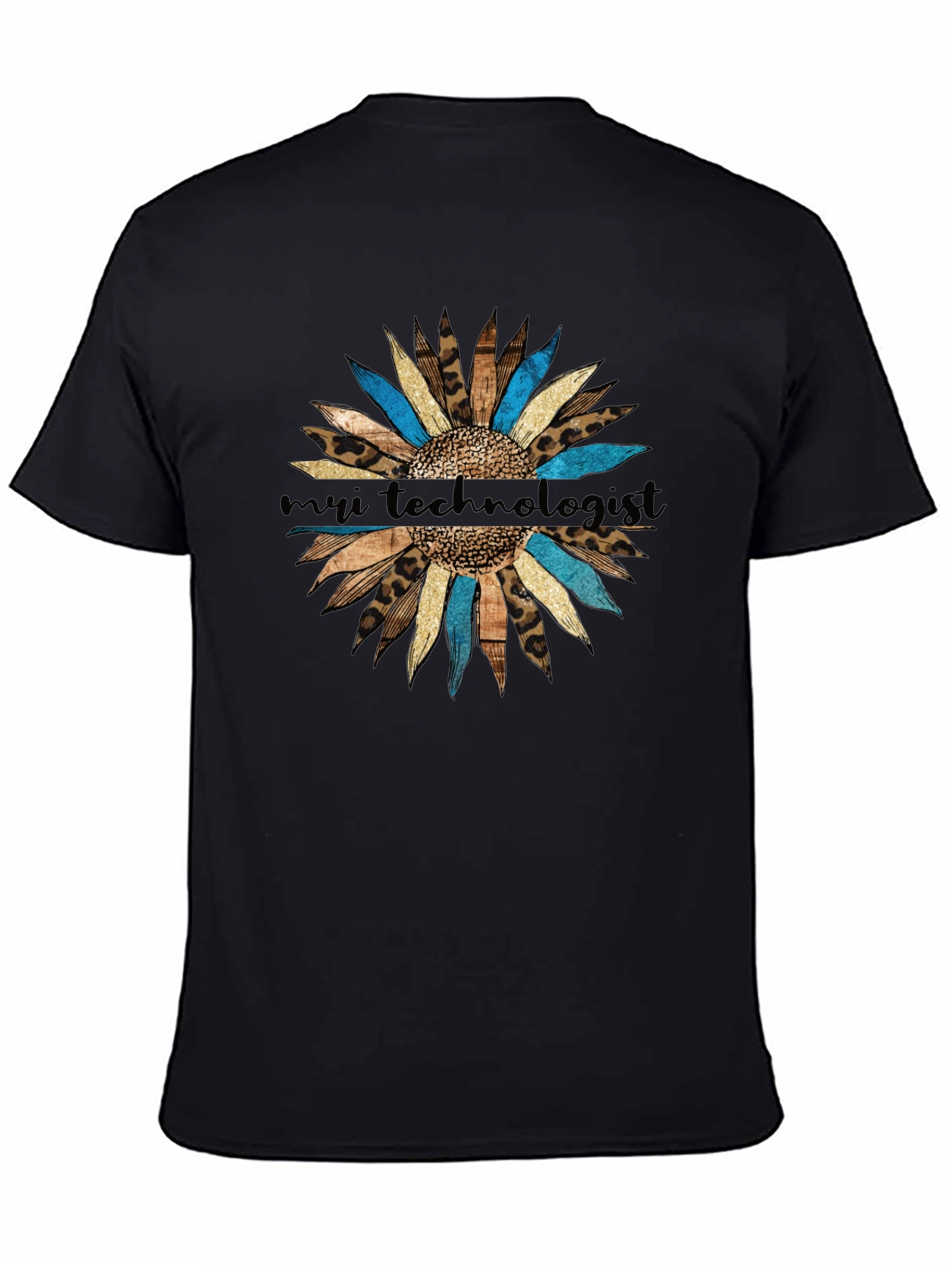 My Tech Leopard Sunflower T-Shirt