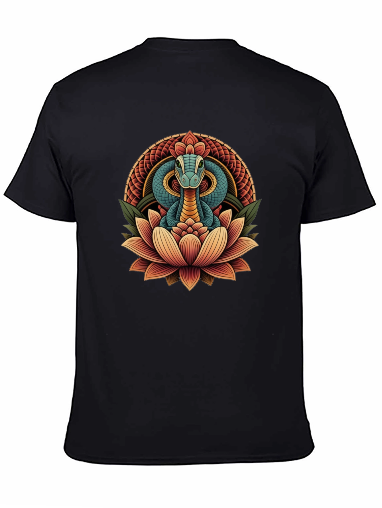 Snake Lotus Graphic Tee - Stylish Unisex Design