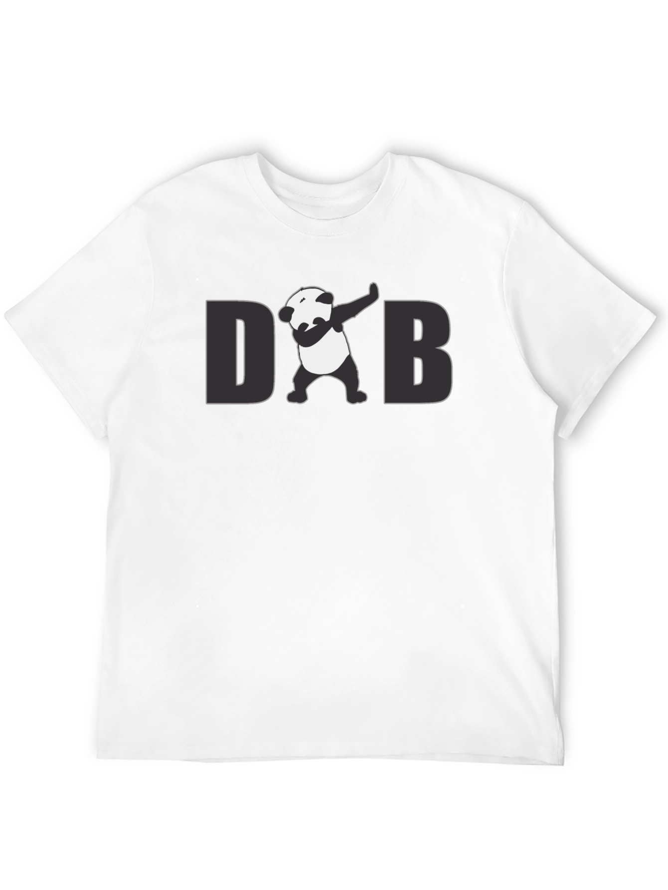 Dabbing Panda Graphic Tee - Cool Mens Black T-Shirt